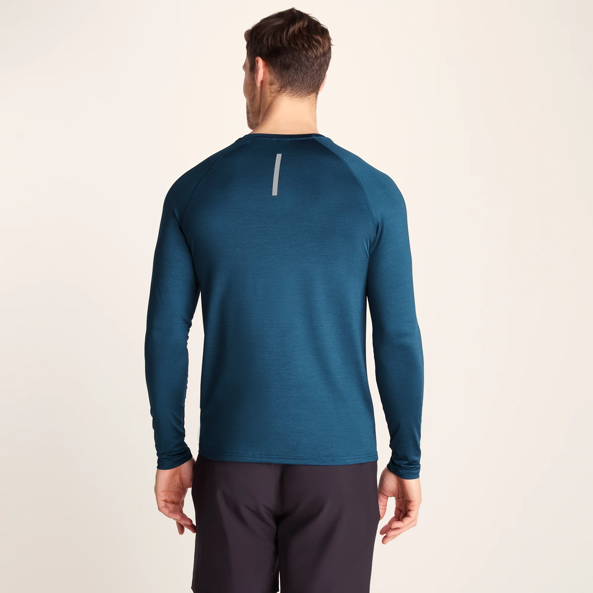 Ace Mens Long Sleeve Performance T-Shirt - Inky Blue - Image 3