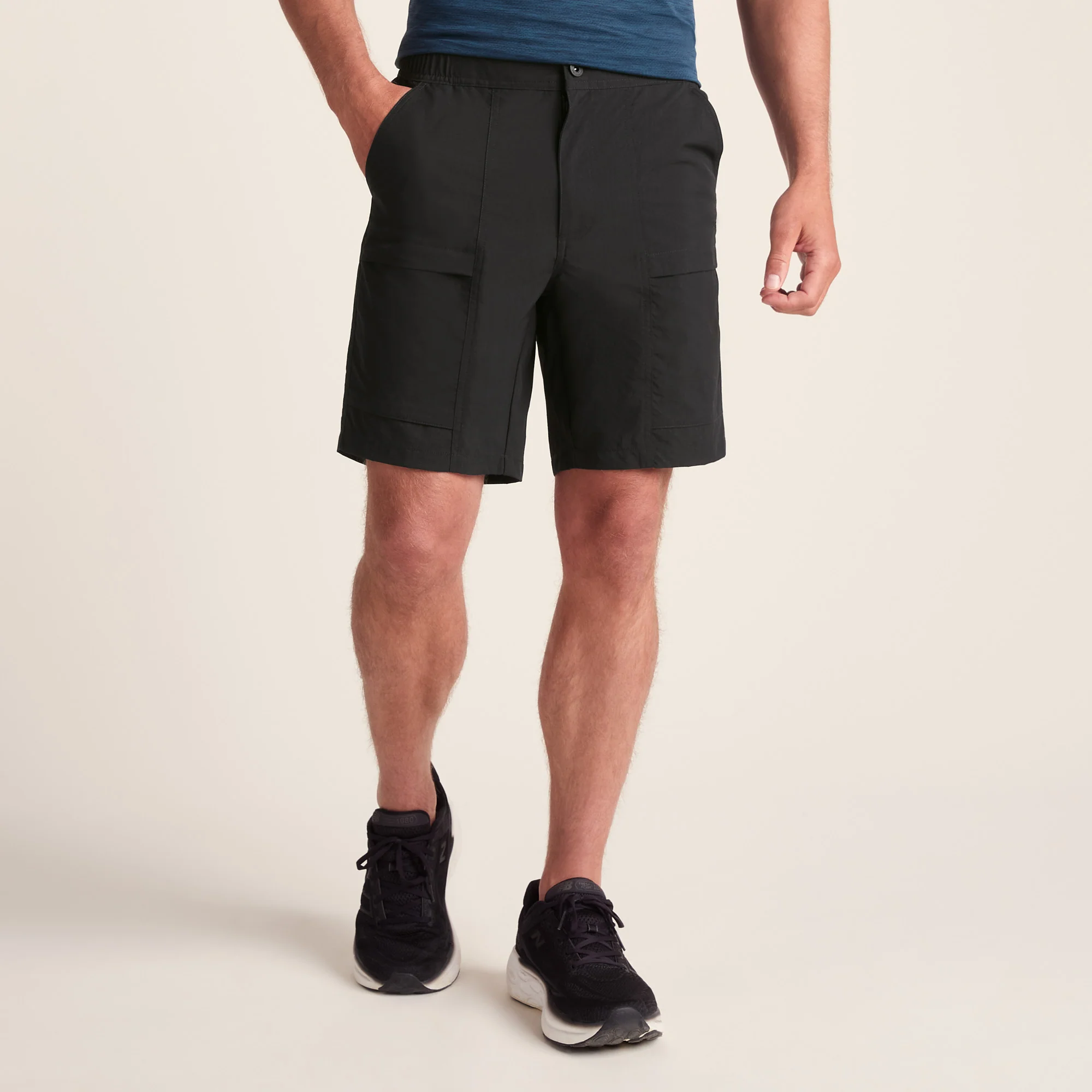 Activate Mens Performance Ripstop Shorts - Black - Image 4