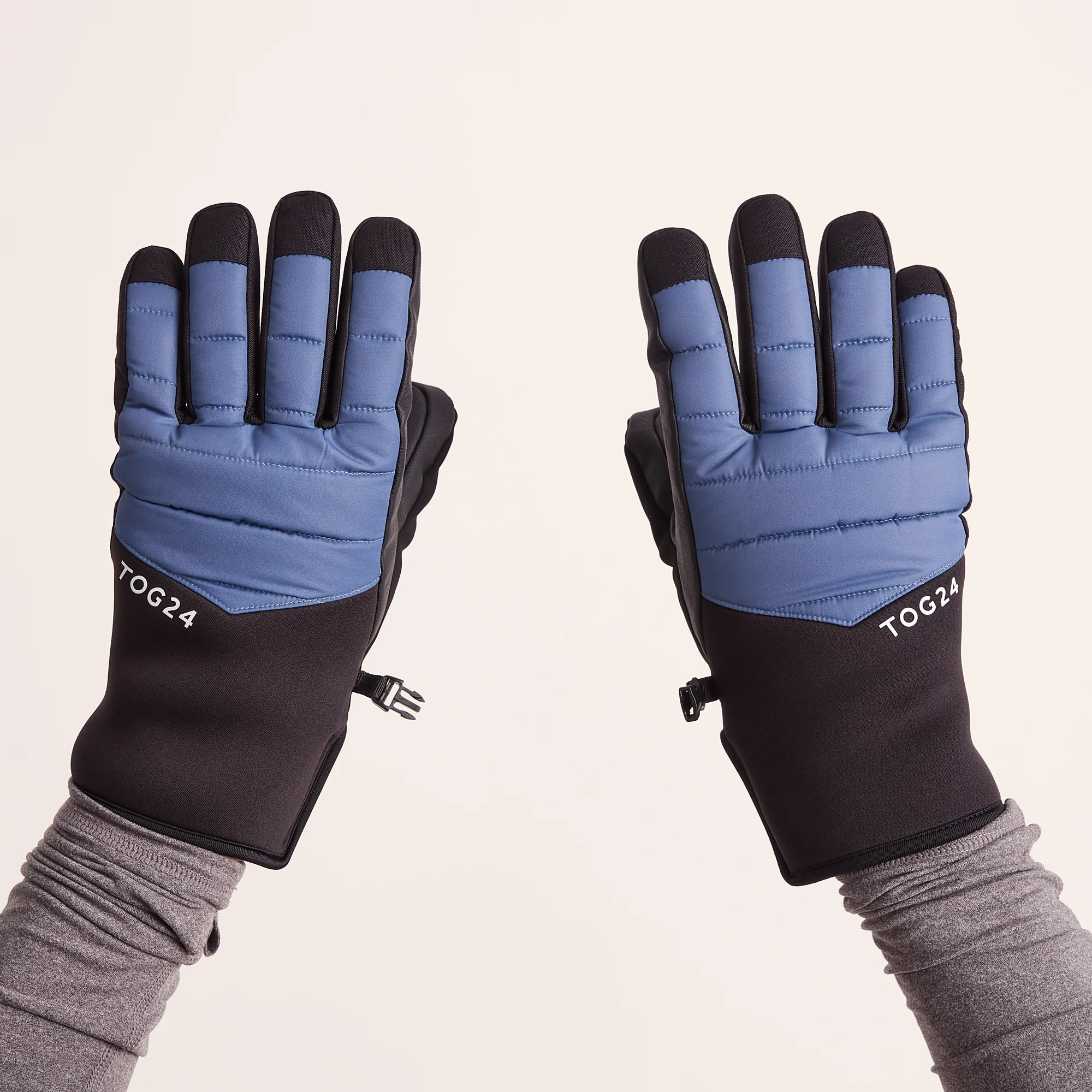 Adventure Waterproof Insulated Ski Gloves - Fjord Blue - Image 2