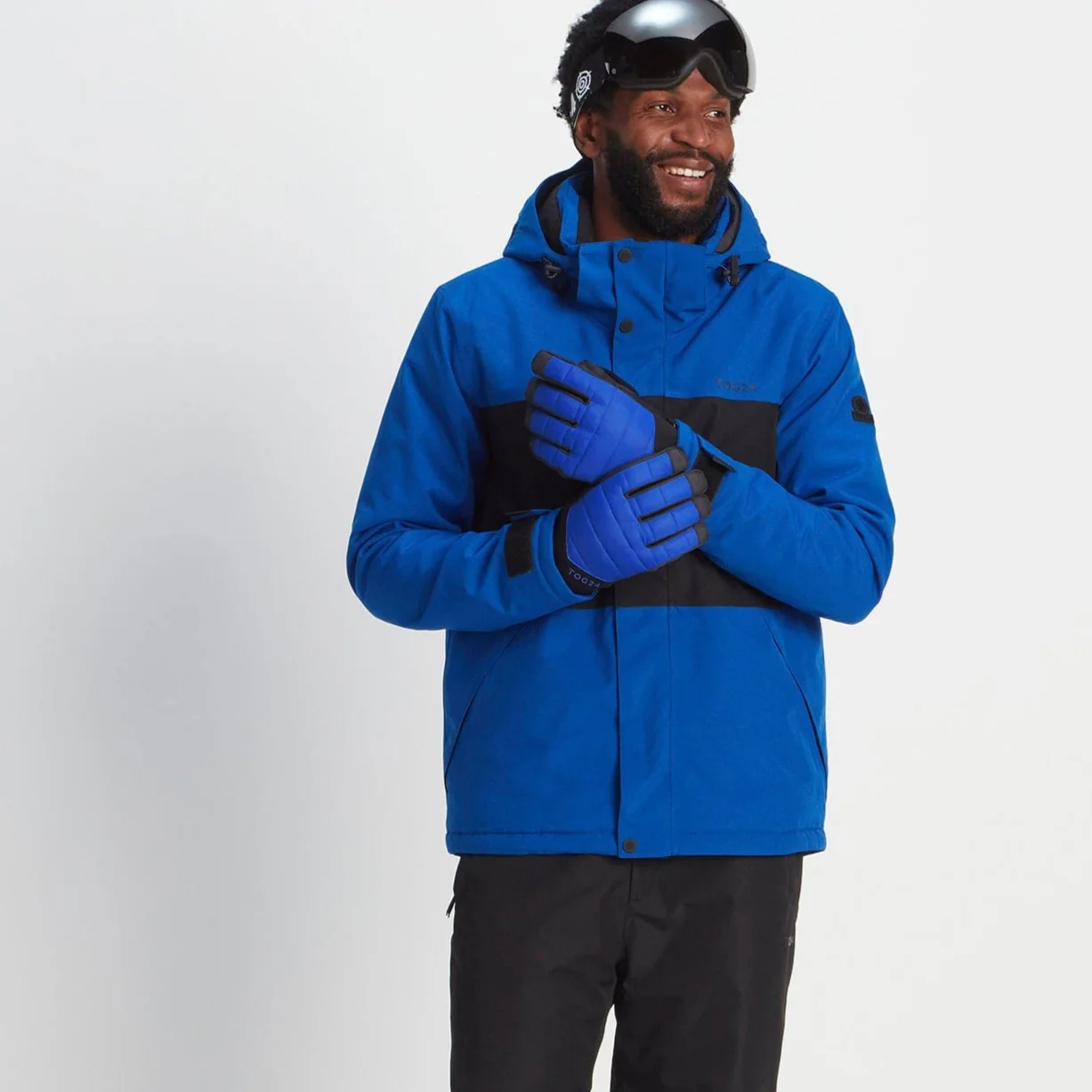 Adventure Waterproof Insulated Ski Gloves - Royal Blue - Image 2