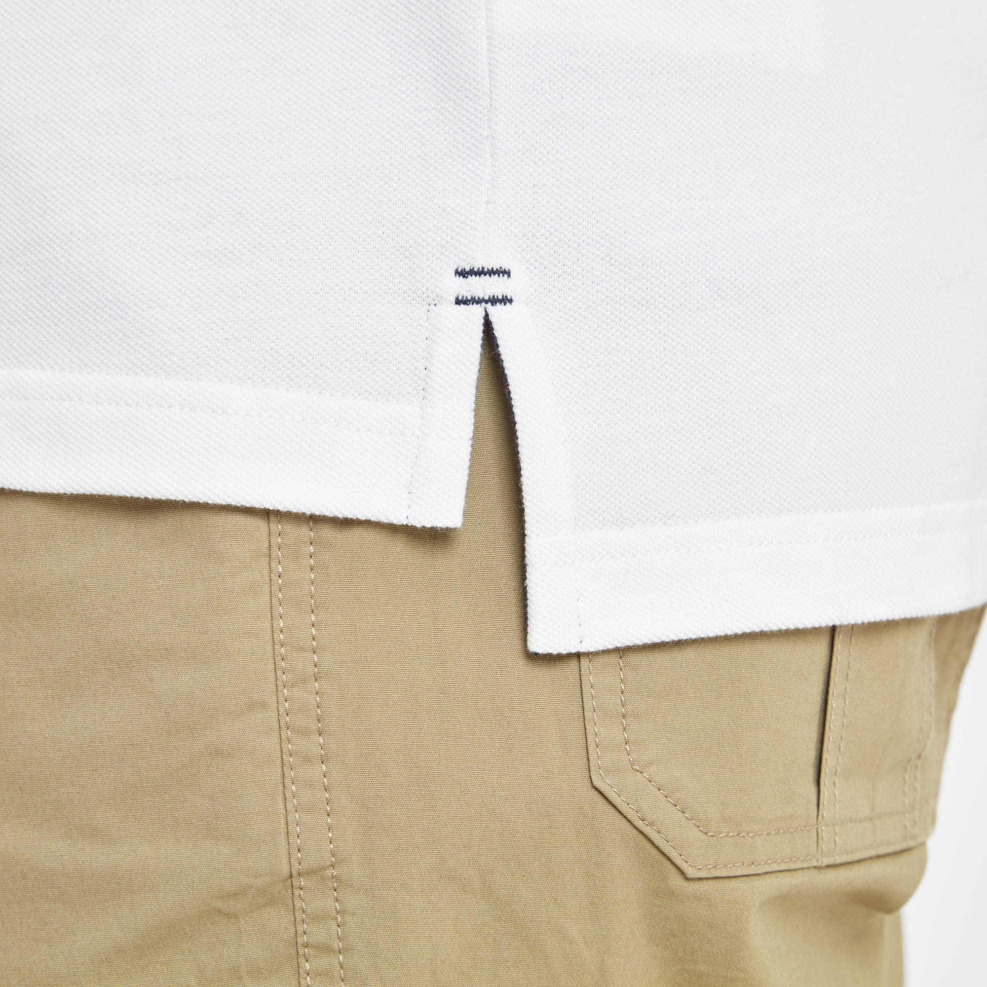 Aketon Mens Polo Shirt - Optic White - Image 5