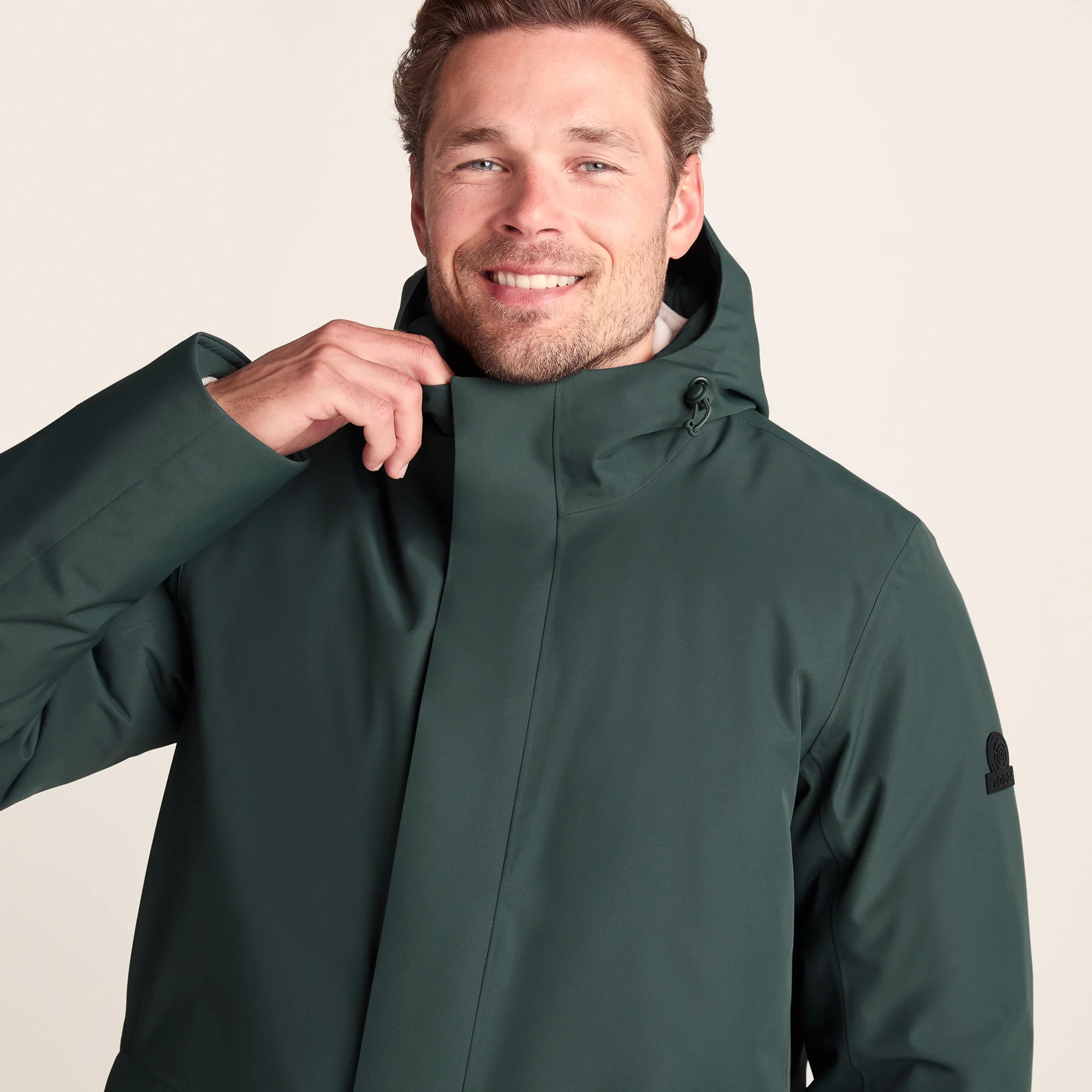 Aksel Mens Waterproof Insulated Parka - Racing Green - Image 4