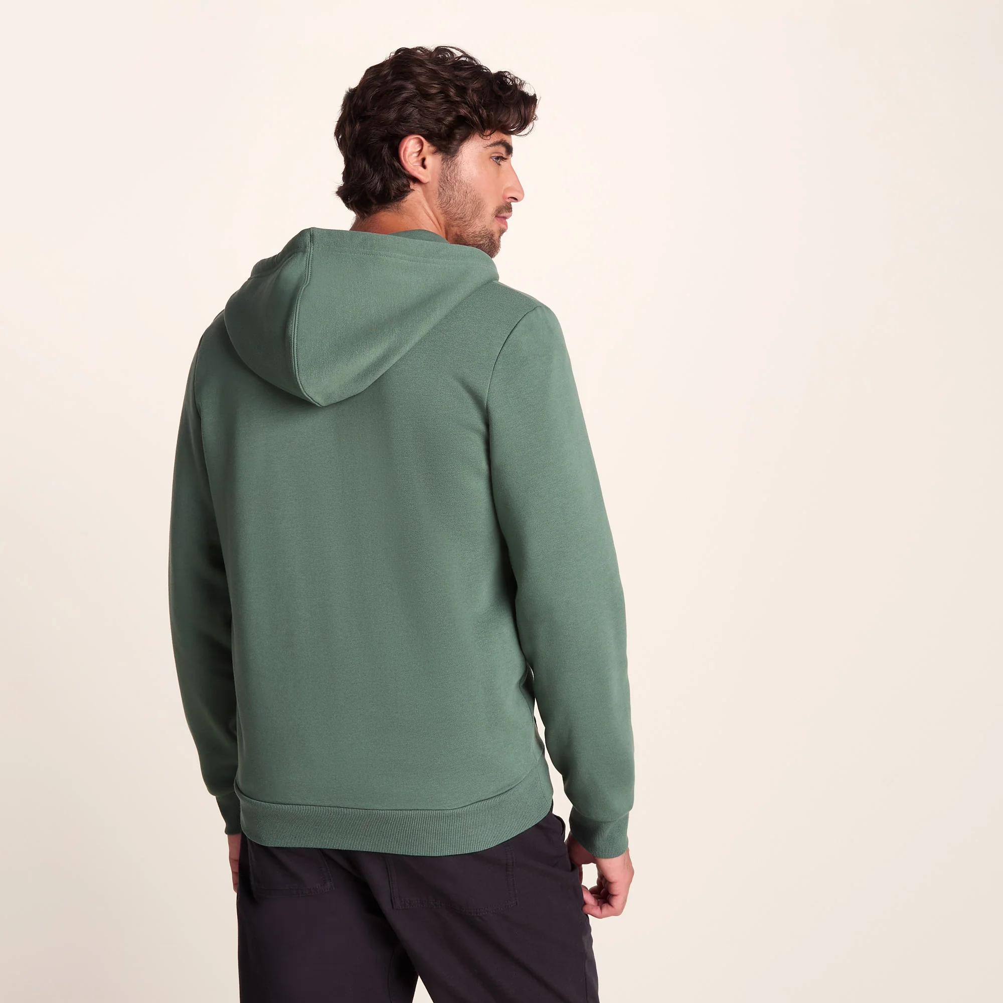 Alden Mens Supersoft Hoody - Light Forest - Image 3