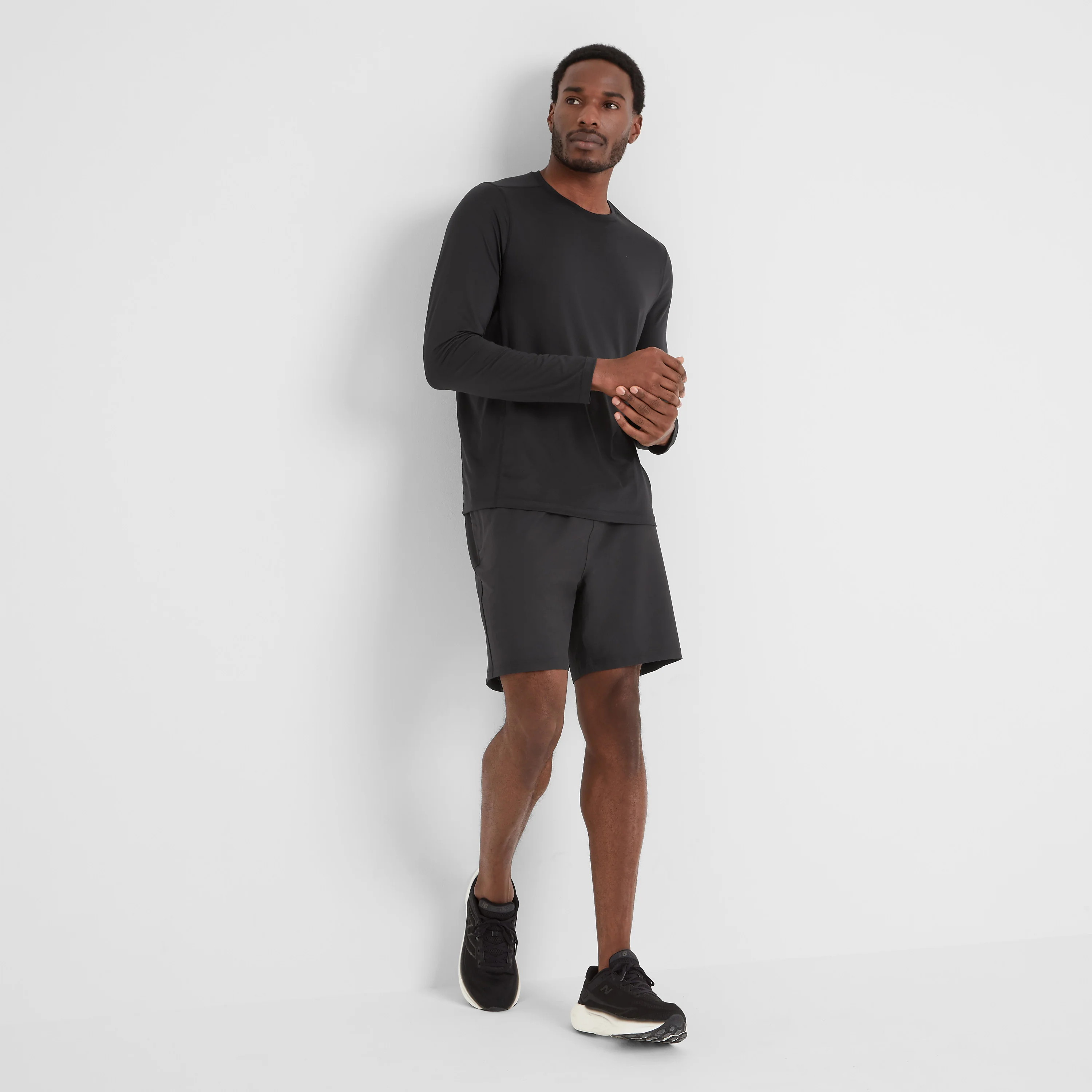 Aller Mens Long Sleeve Performance T-Shirt - Black - Image 5