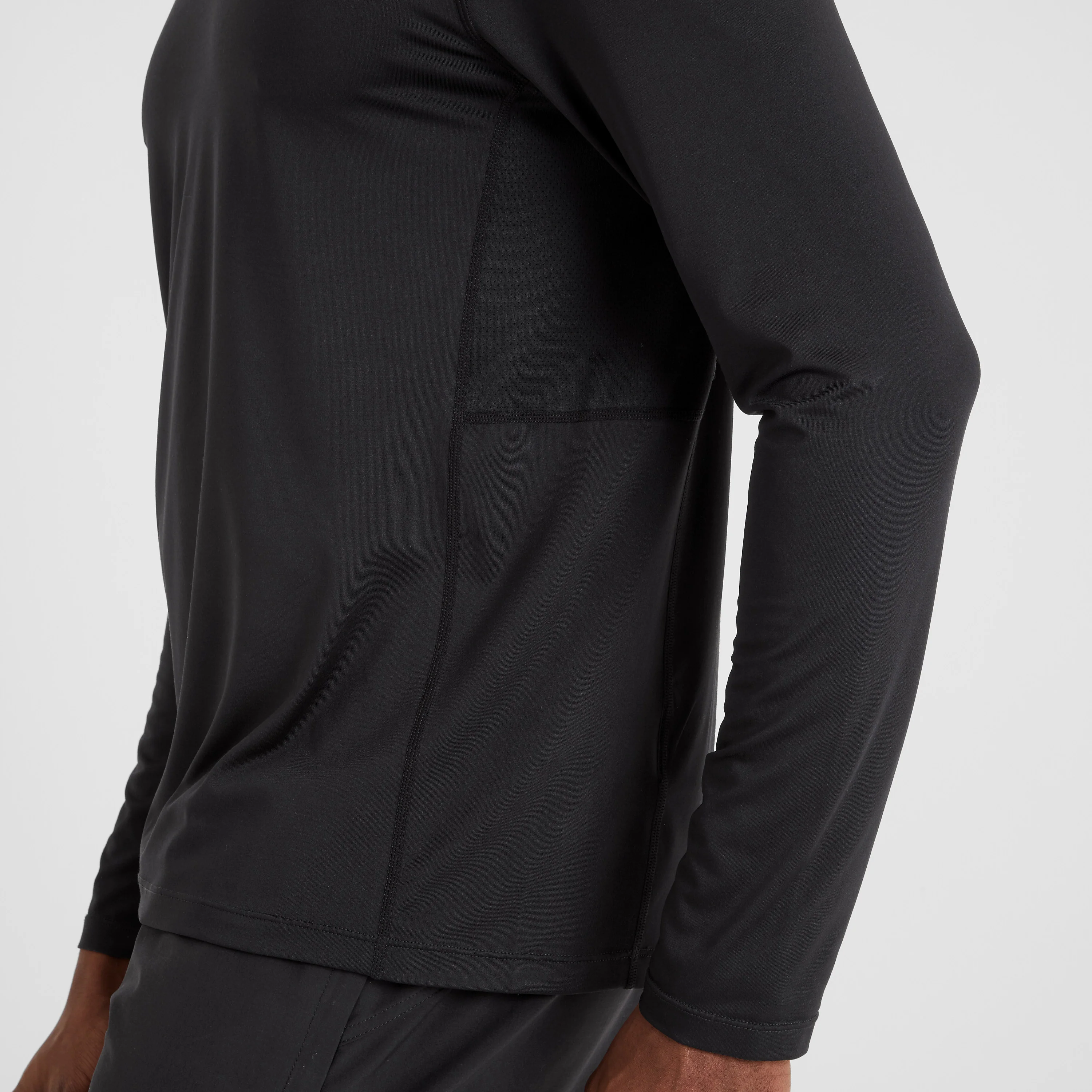 Aller Mens Long Sleeve Performance T-Shirt - Black - Image 8
