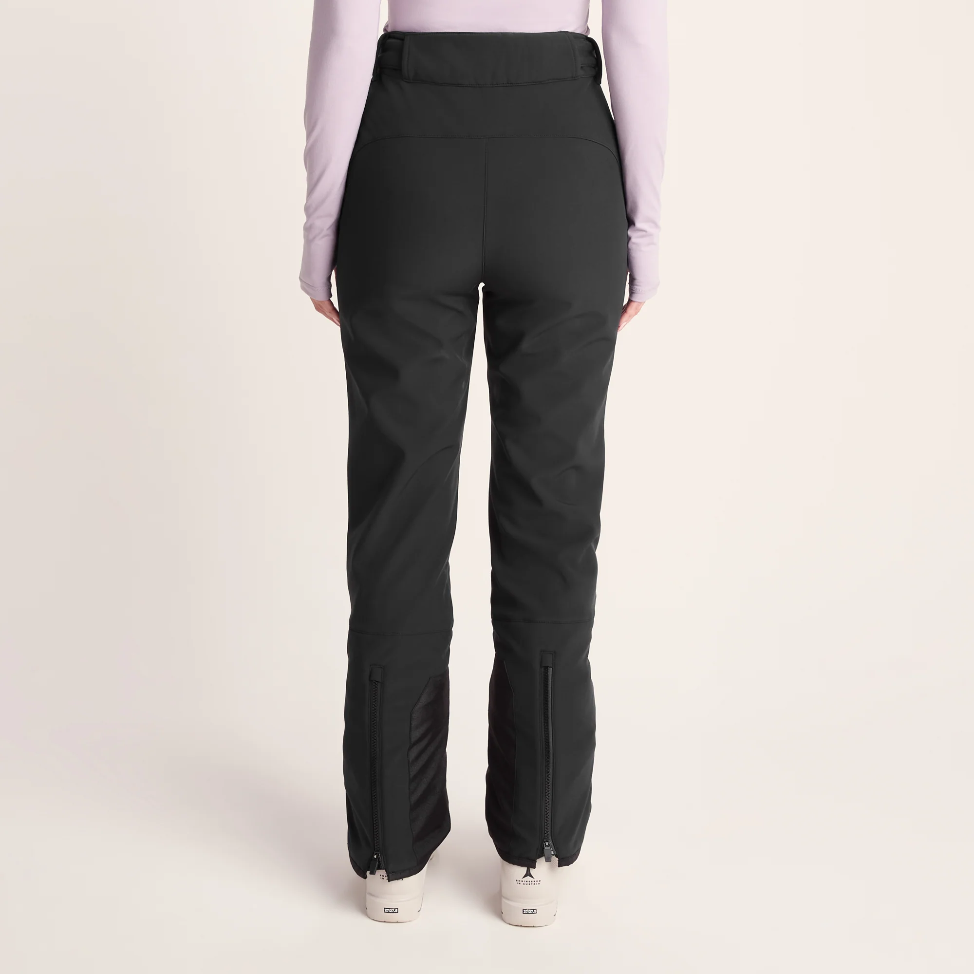 Annecy Womens Softshell Salopettes - Black - Image 3
