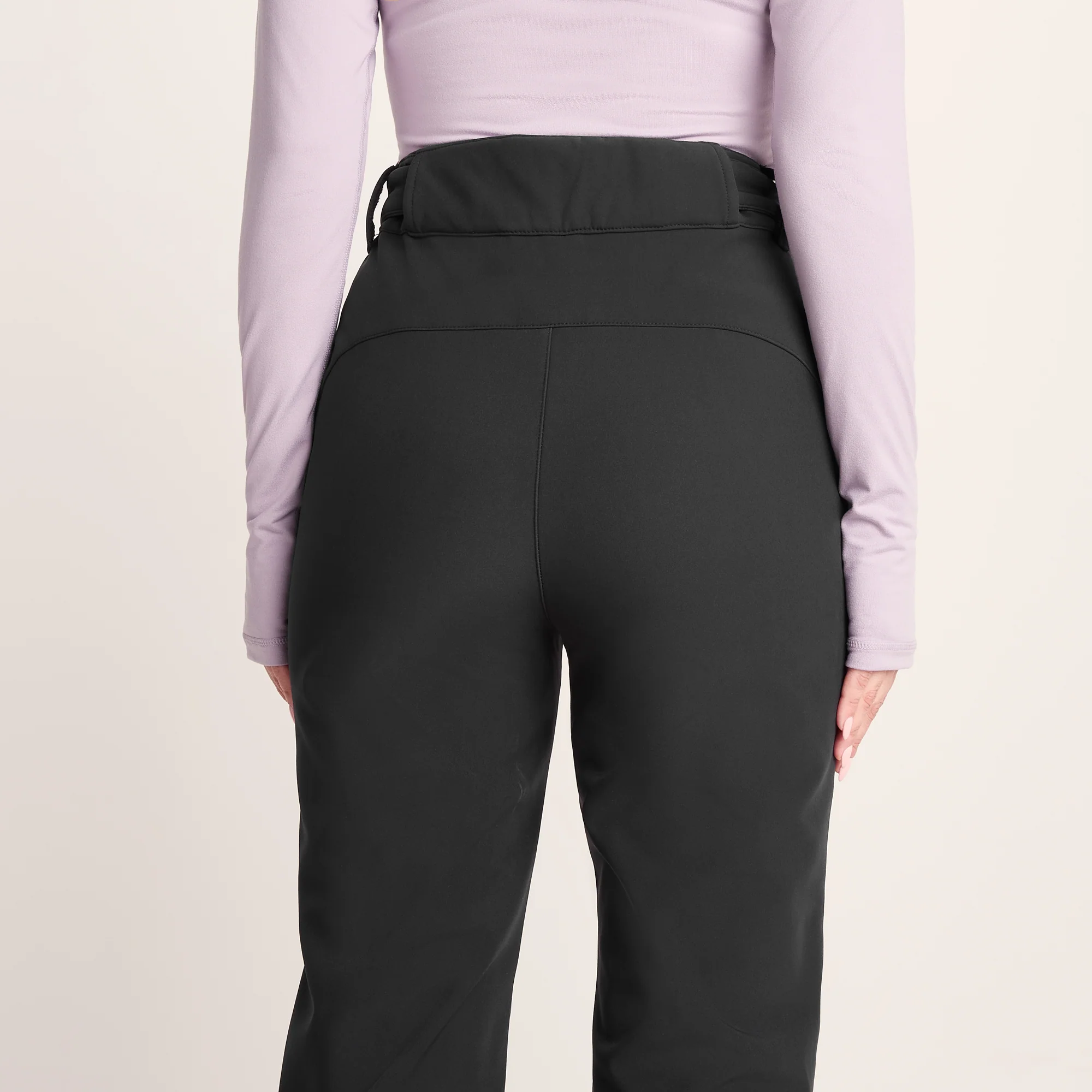 Annecy Womens Softshell Salopettes - Black - Image 5
