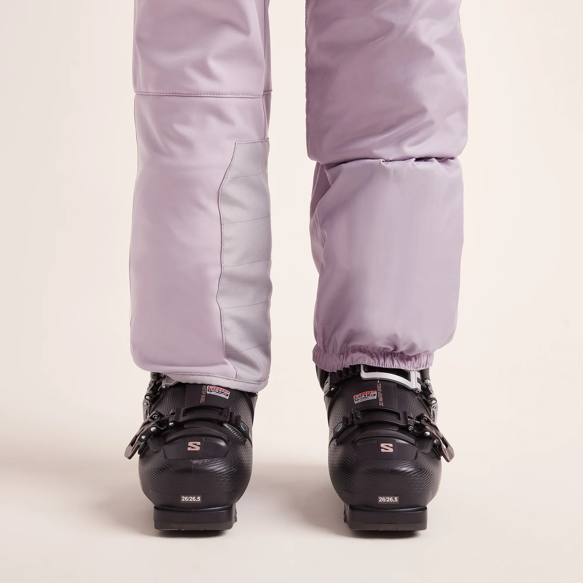Annecy Womens Softshell Salopettes - Lavender Grey - Image 9
