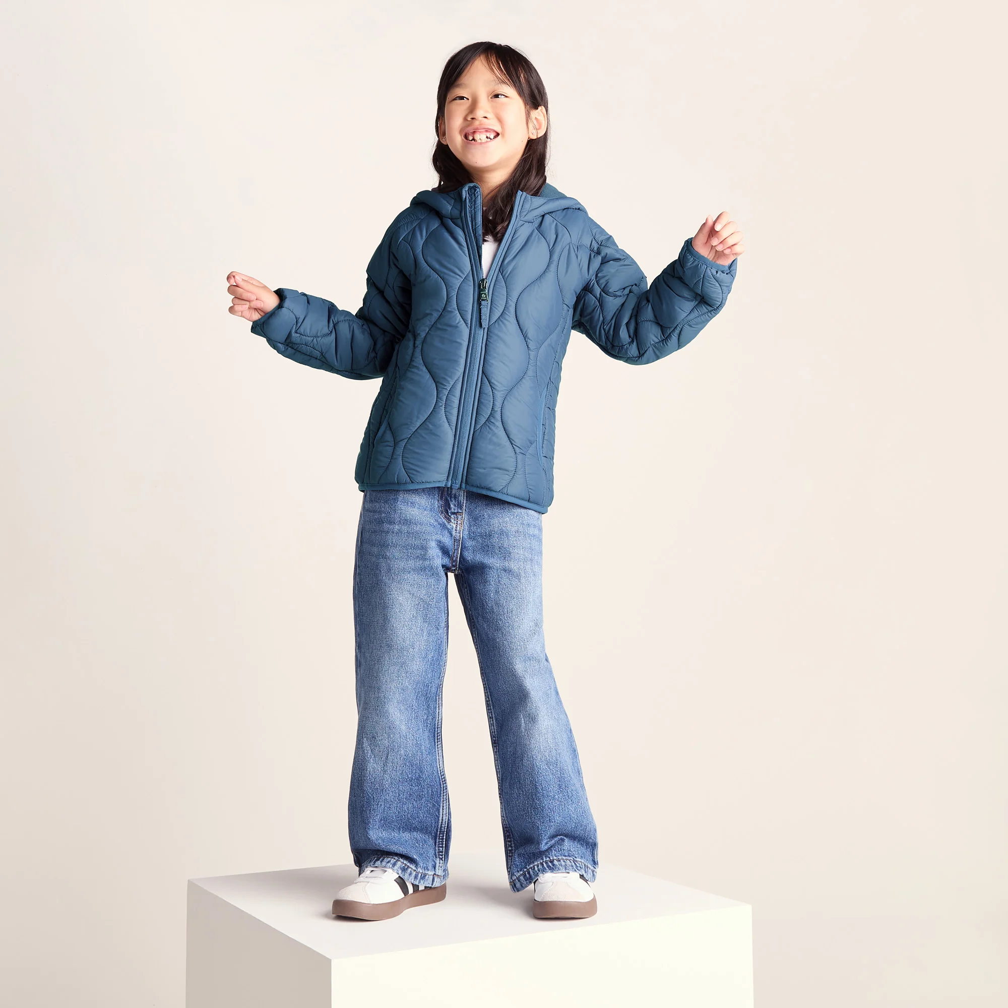 Arbor Kids Shower Resistant Padded Jacket - Blue Jay - Image 6