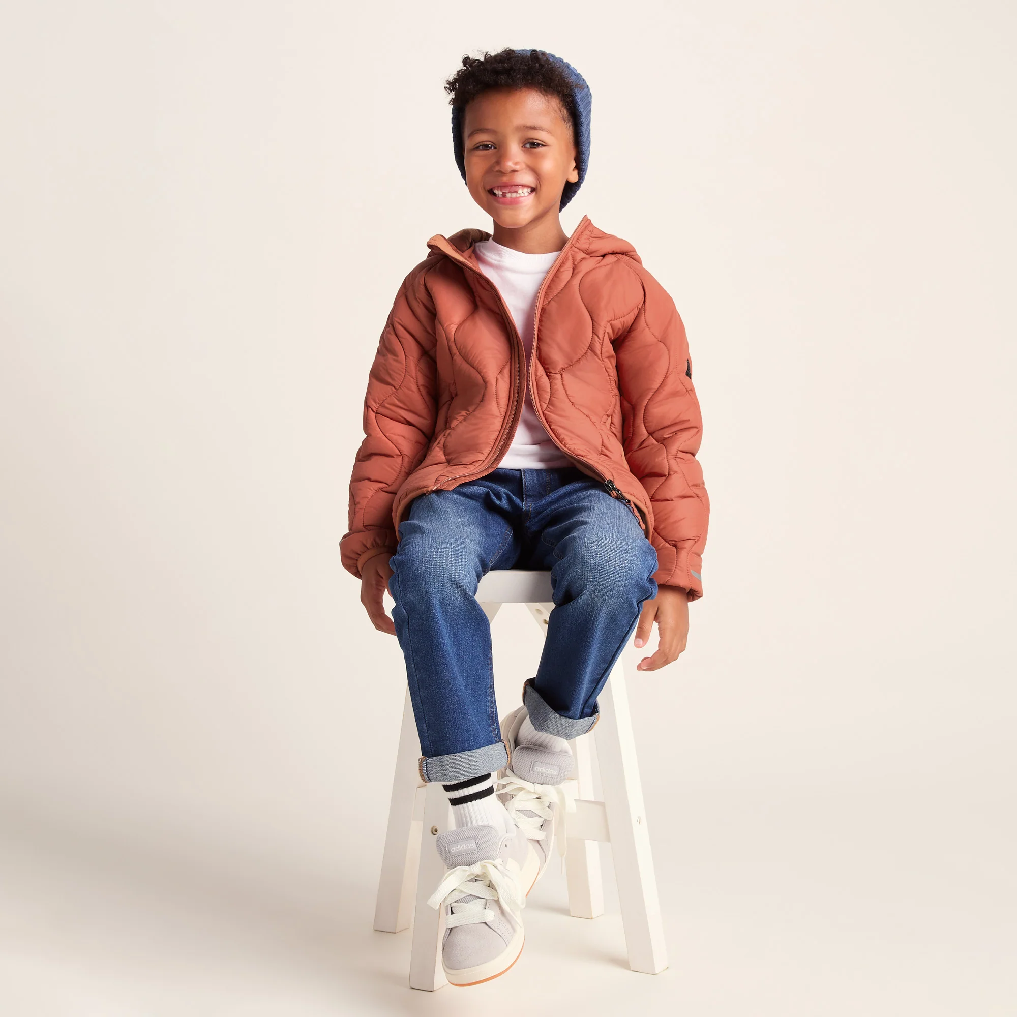 Arbor Kids Shower Resistant Padded Jacket - Canyon Orange - Image 4