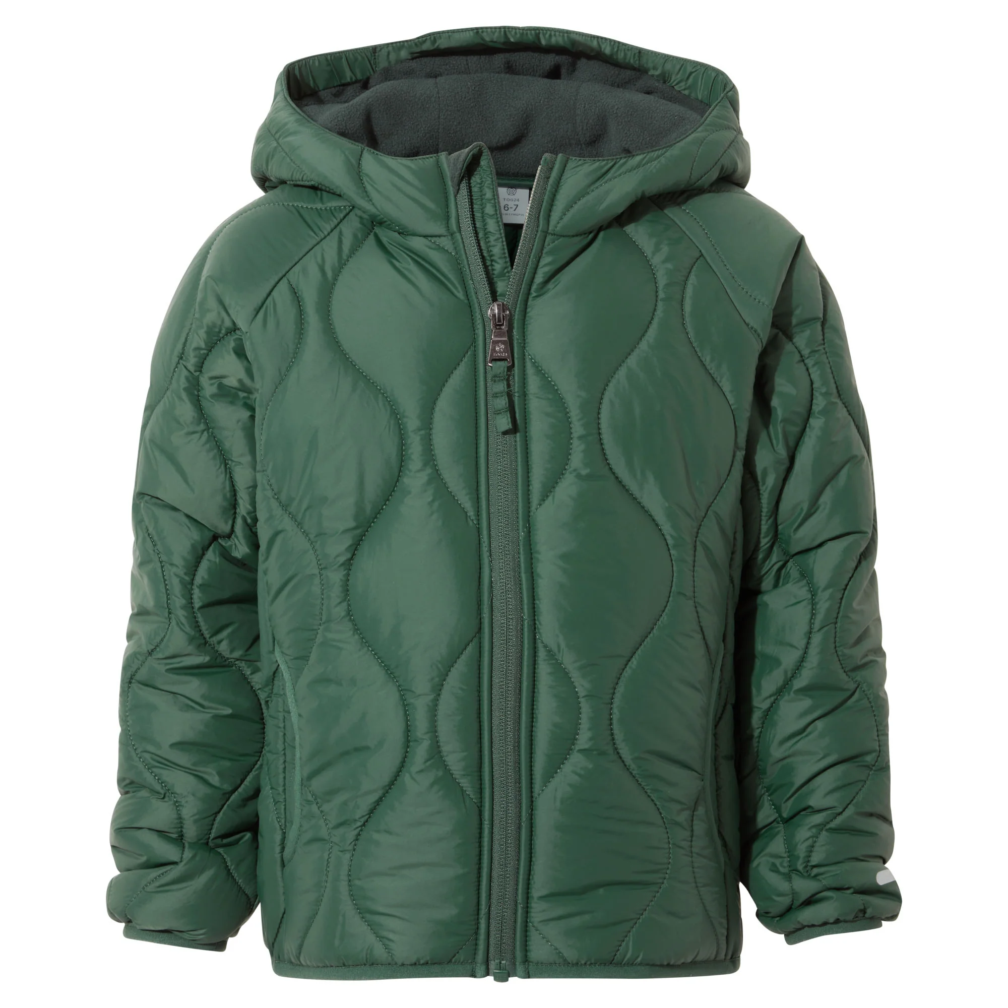 Arbor Kids Shower Resistant Padded Jacket - Dark Fern - Image 7