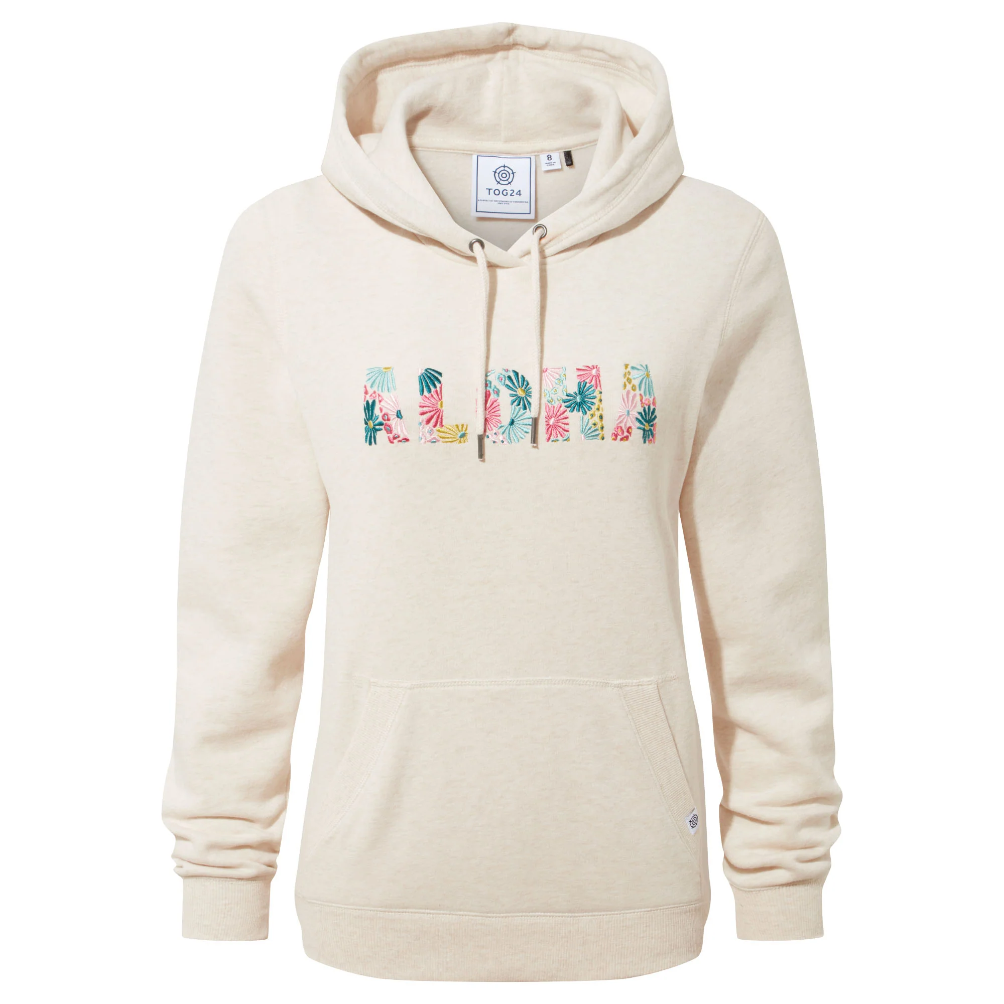 Arizona Womens Supersoft Hoody - Ecru Marl - Image 6