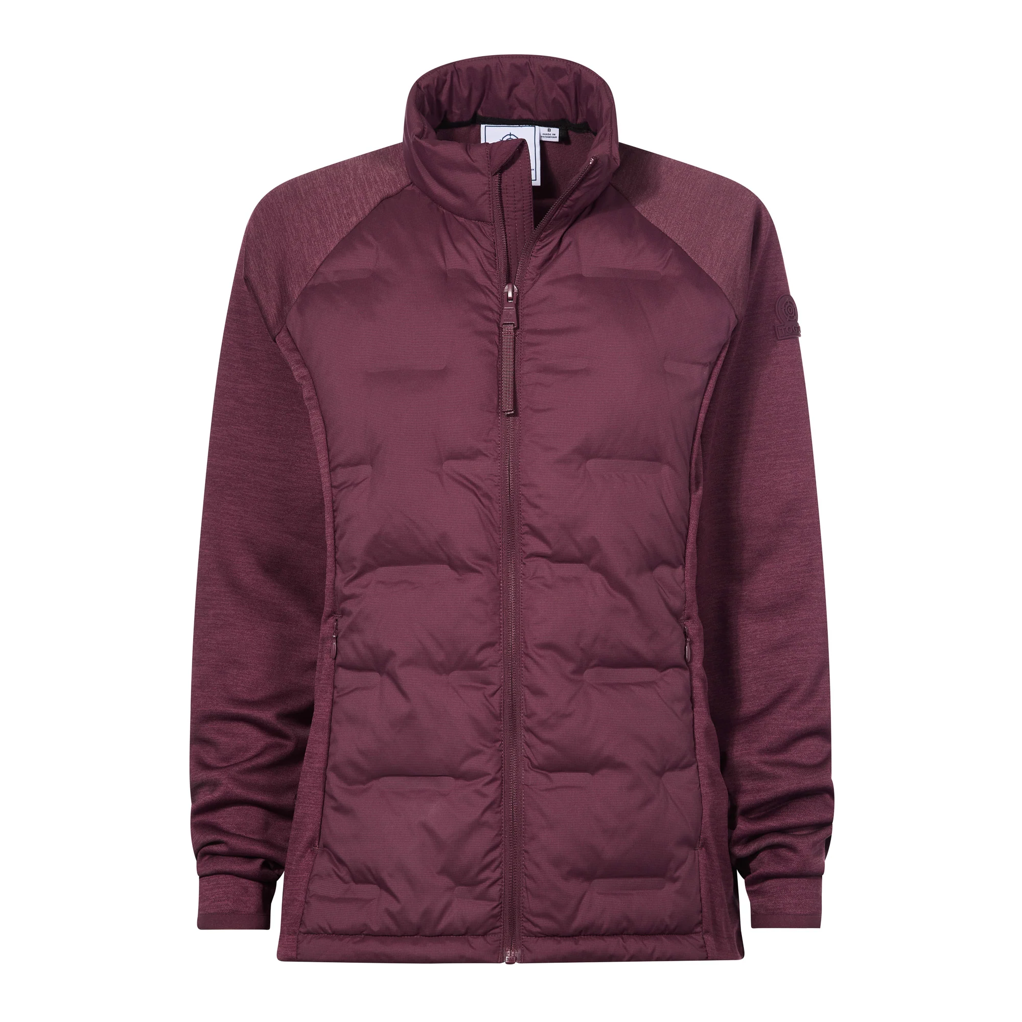 Arna Womens Lightweight Insulated Hybrid Jacket - Raspberry - Image 7