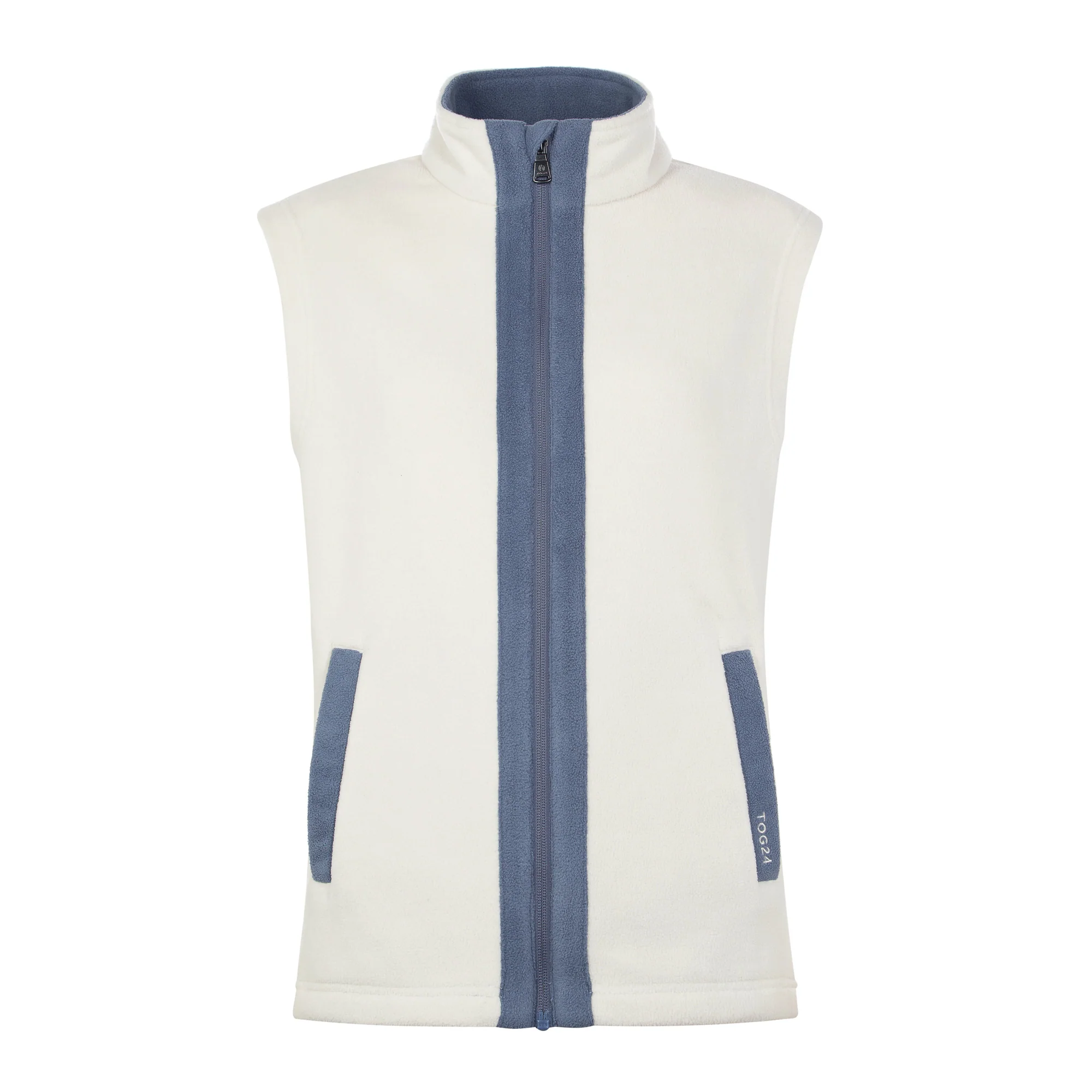 Arrad Womens Relaxed Fit Microfleece Gilet - Vanilla - Image 8