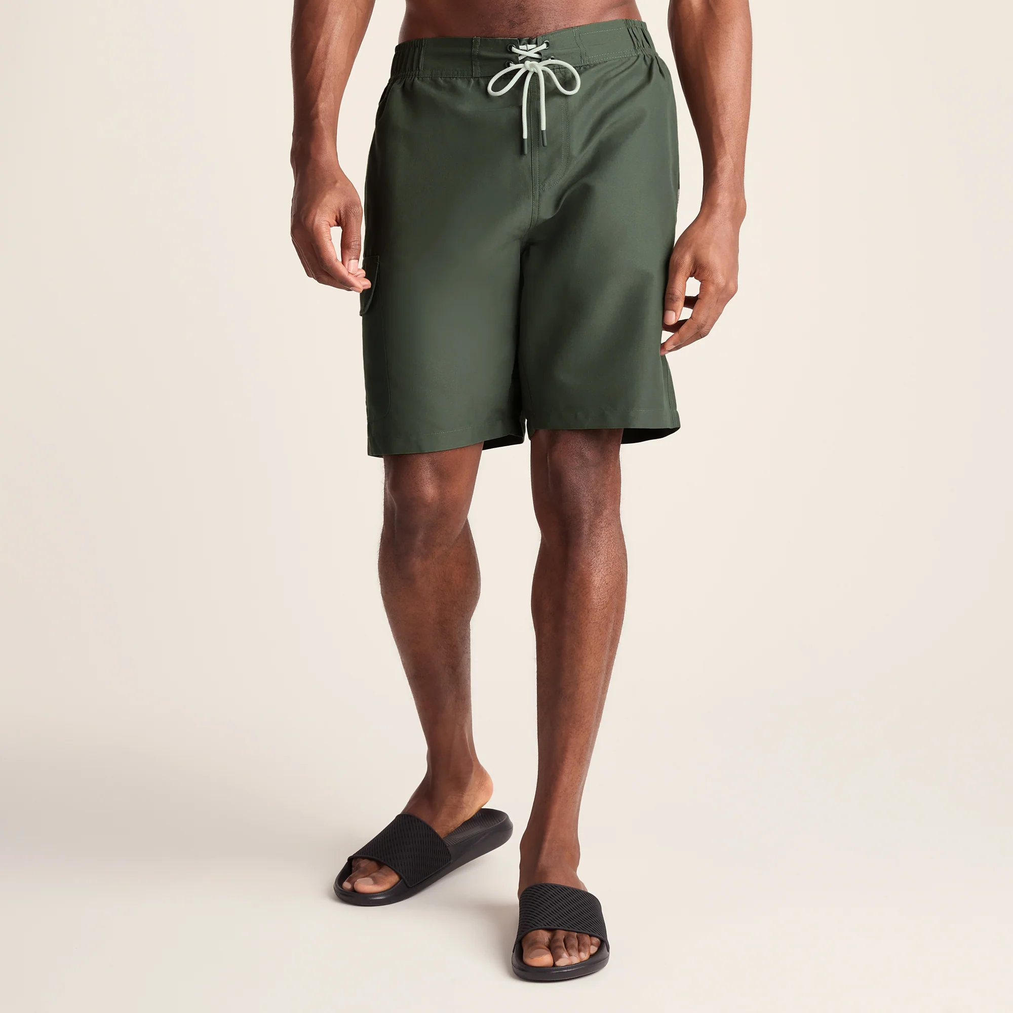Aslan Mens Swimshorts - Forage Green - Image 3
