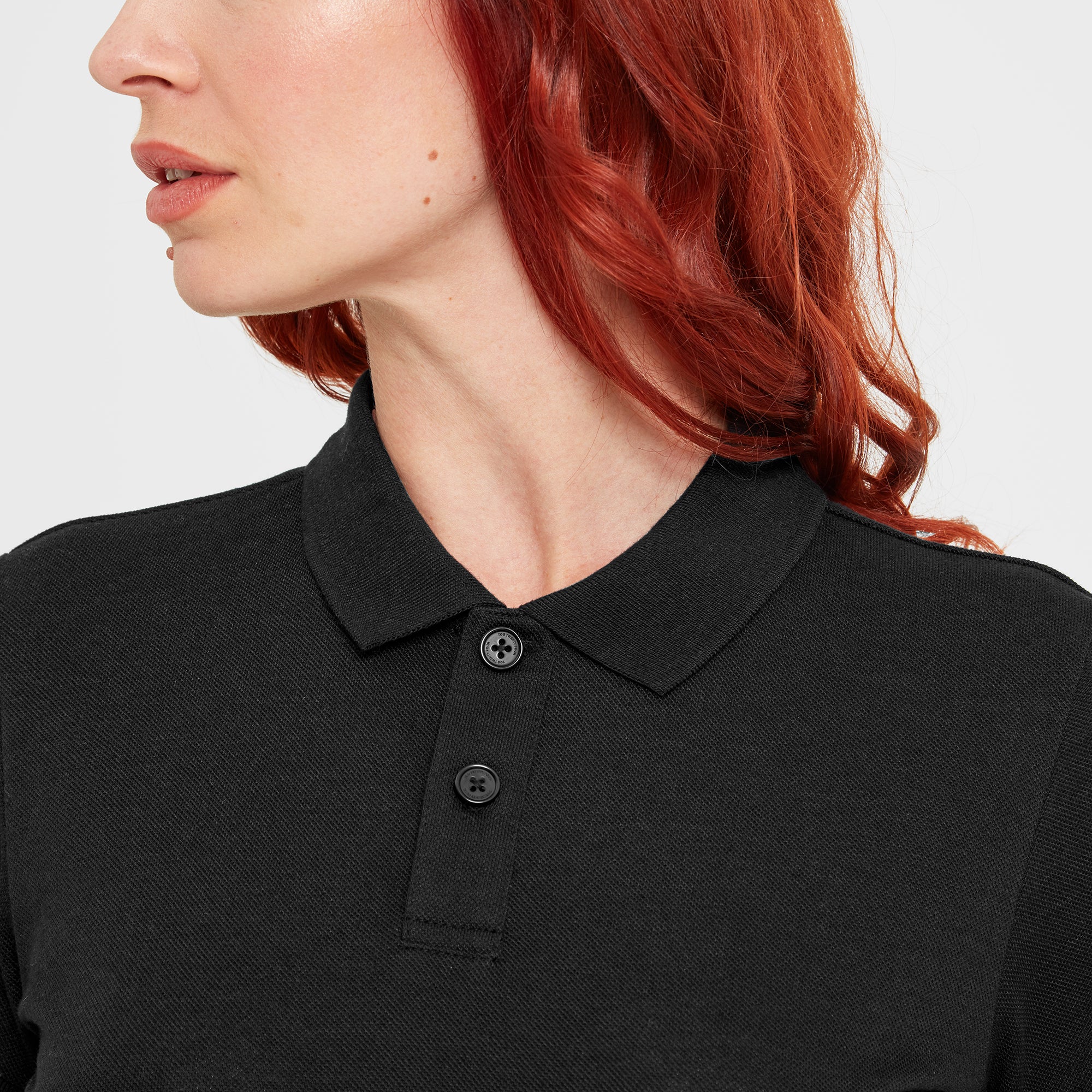 Aspley Womens Tech Polo - Black - Image 4