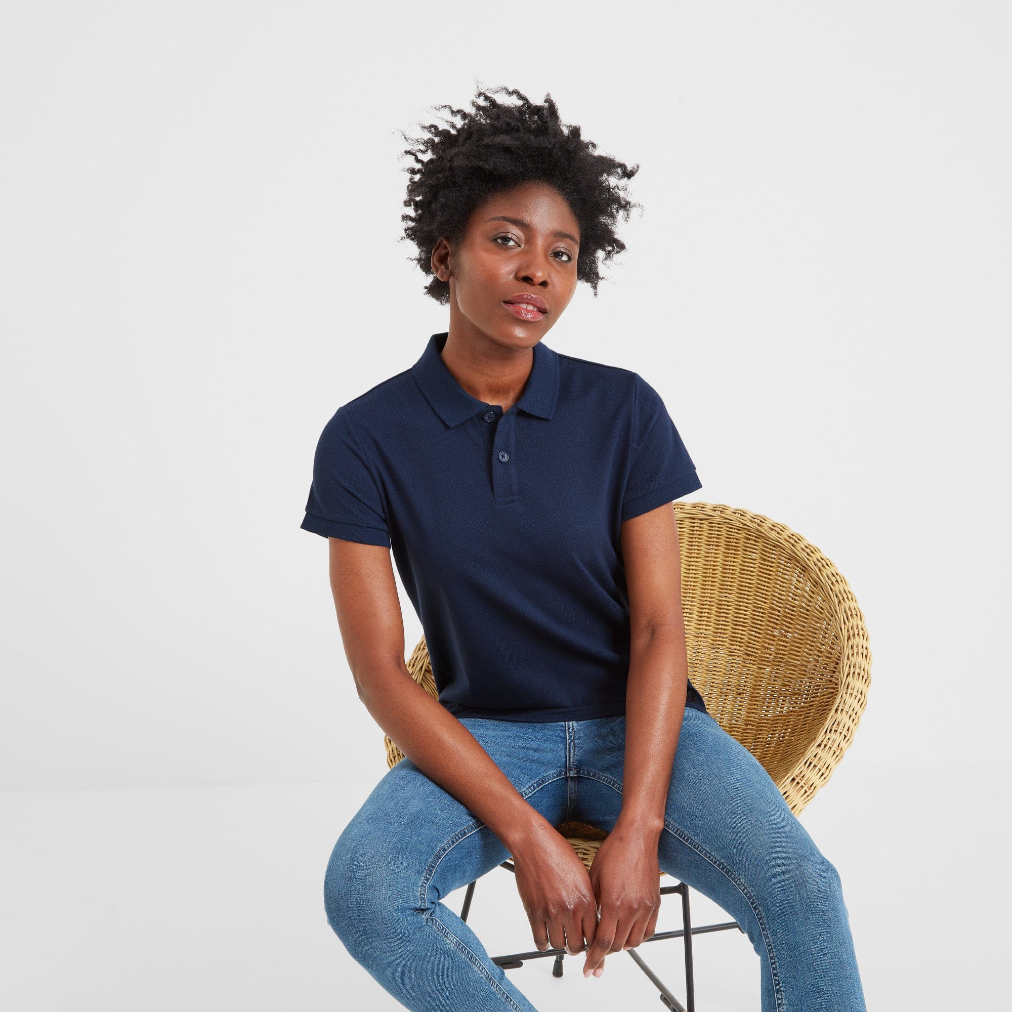 Aspley Womens Tech Polo - Navy - Image 8