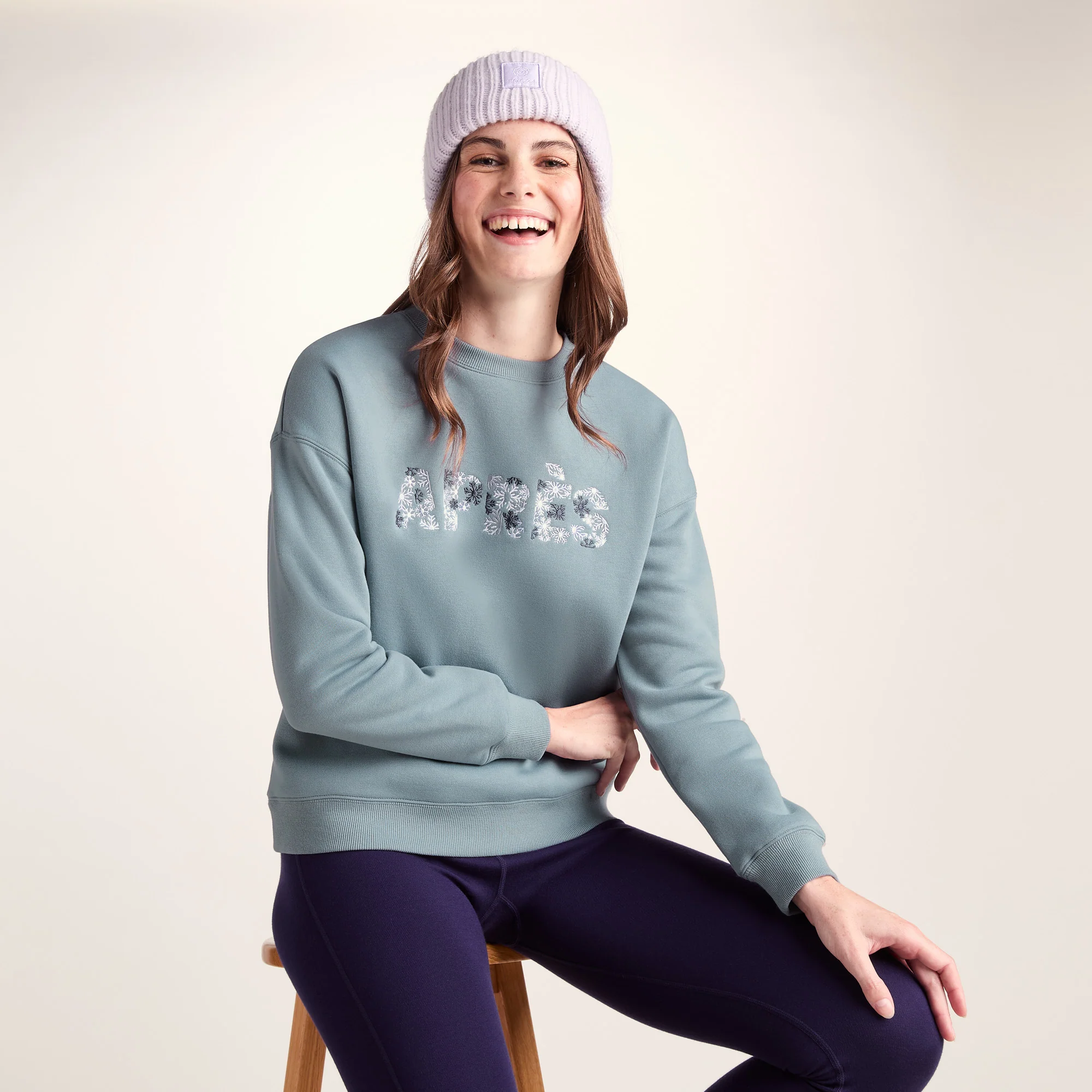 Aurora Womens Supersoft Sweat - Mist Grey - Image 5
