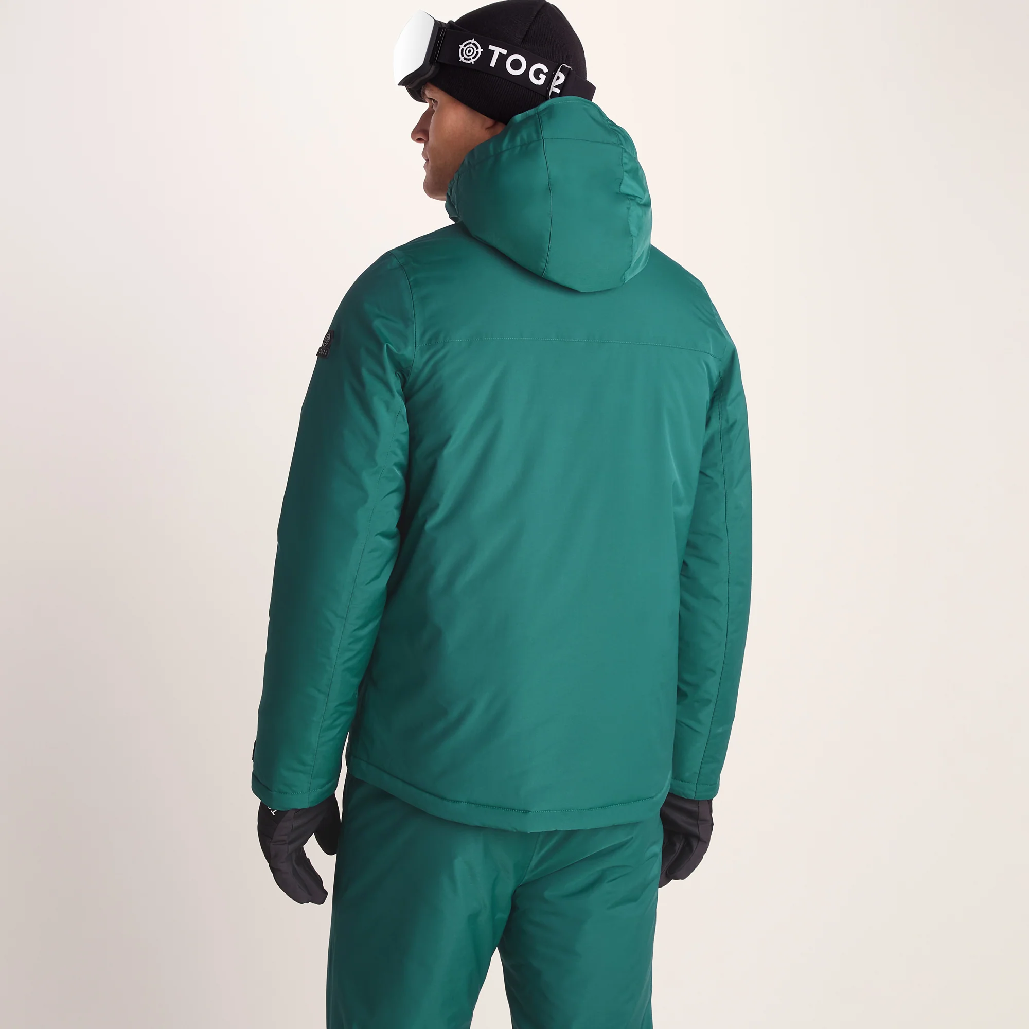 Avoriaz Mens Performance Waterproof Insulated Ski Jacket - Dark Turquoise/Black - Image 2