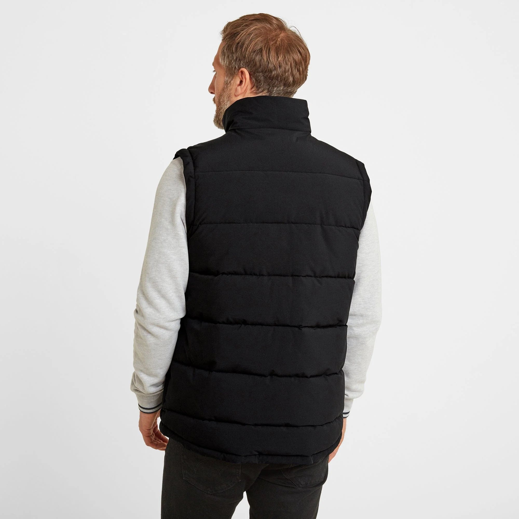 Barmston Mens Insulated Gilet - Black - Image 3