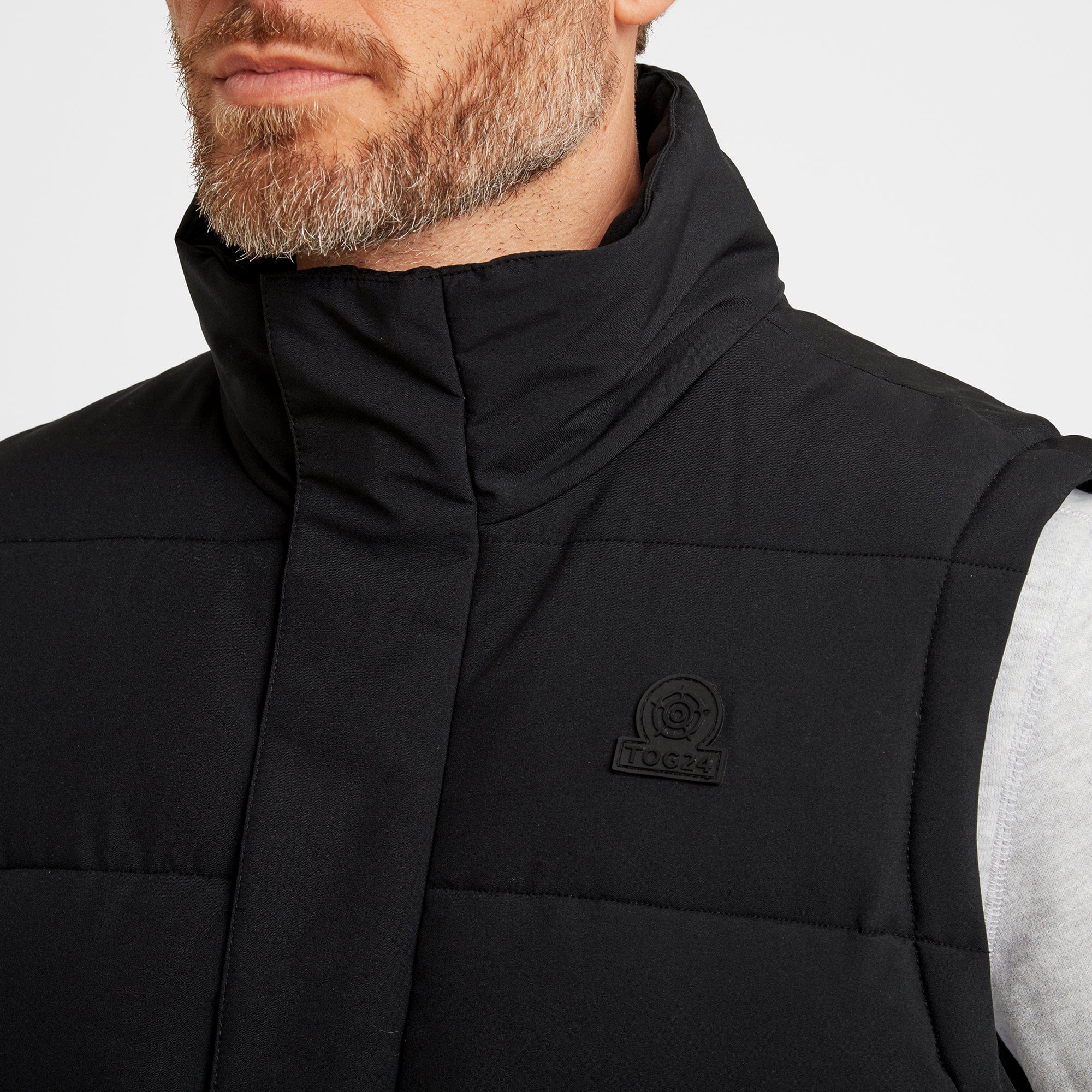Barmston Mens Insulated Gilet - Black - Image 5