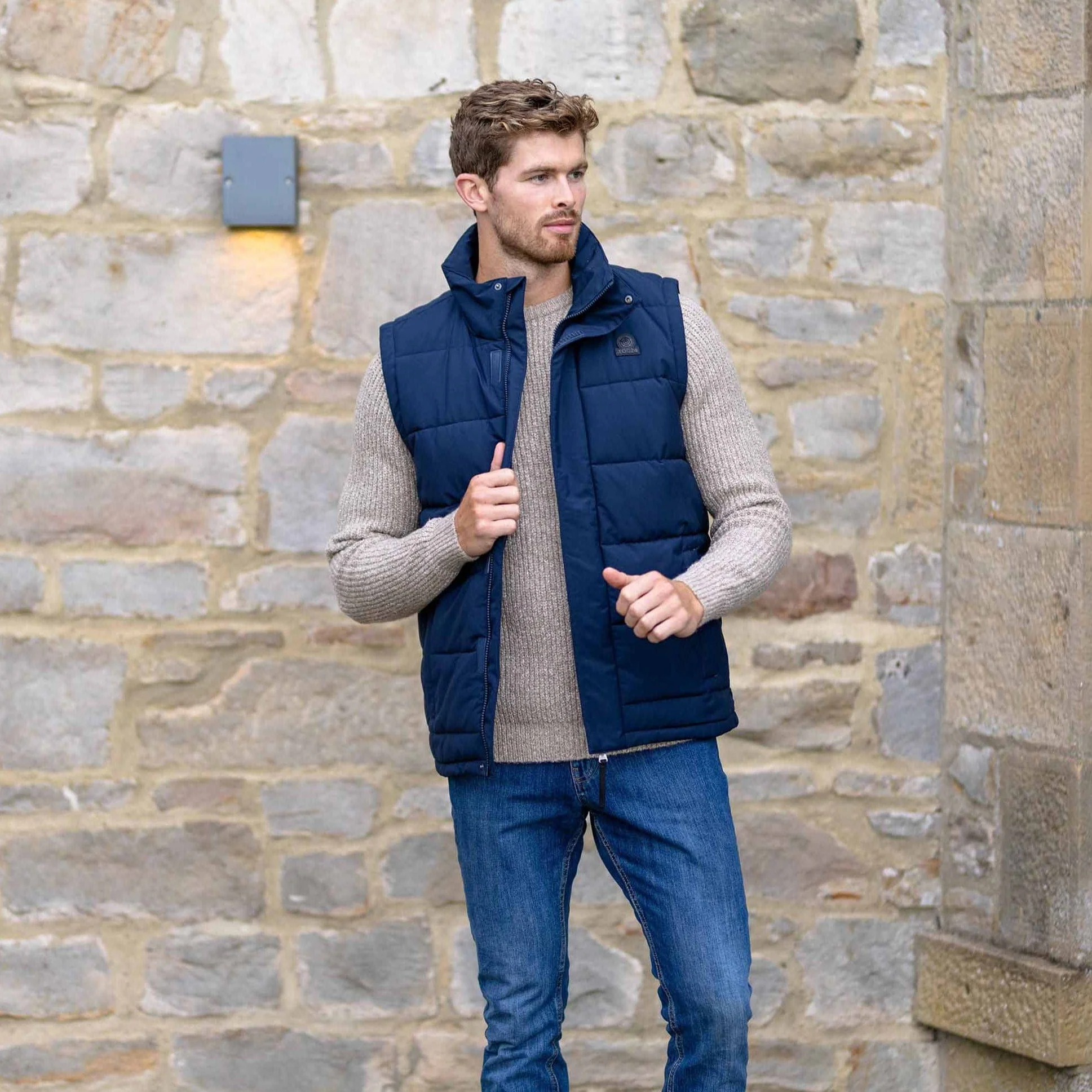 Barmston Mens Insulated Gilet - Navy - Image 7