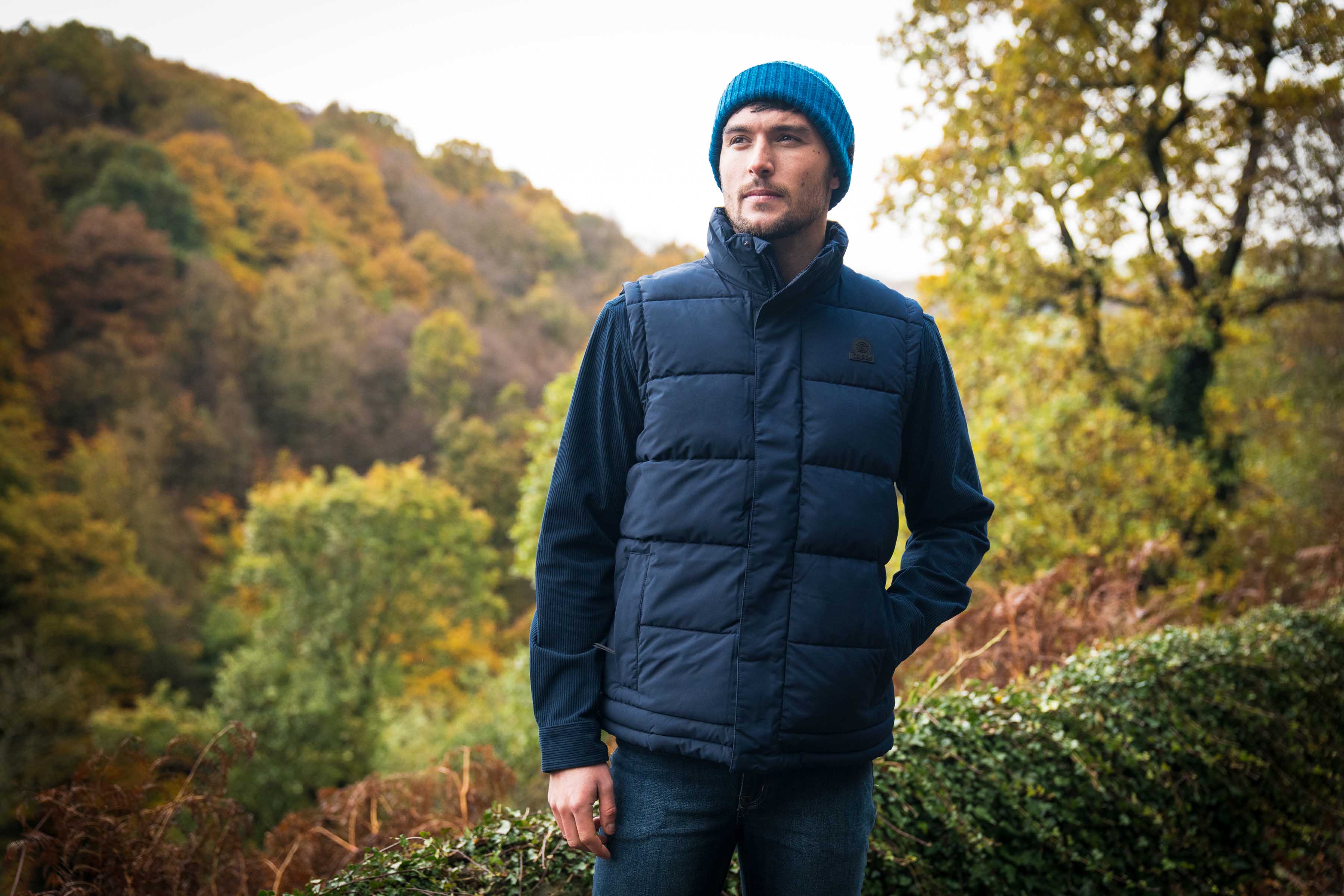 Barmston Mens Insulated Gilet - Navy - Image 8