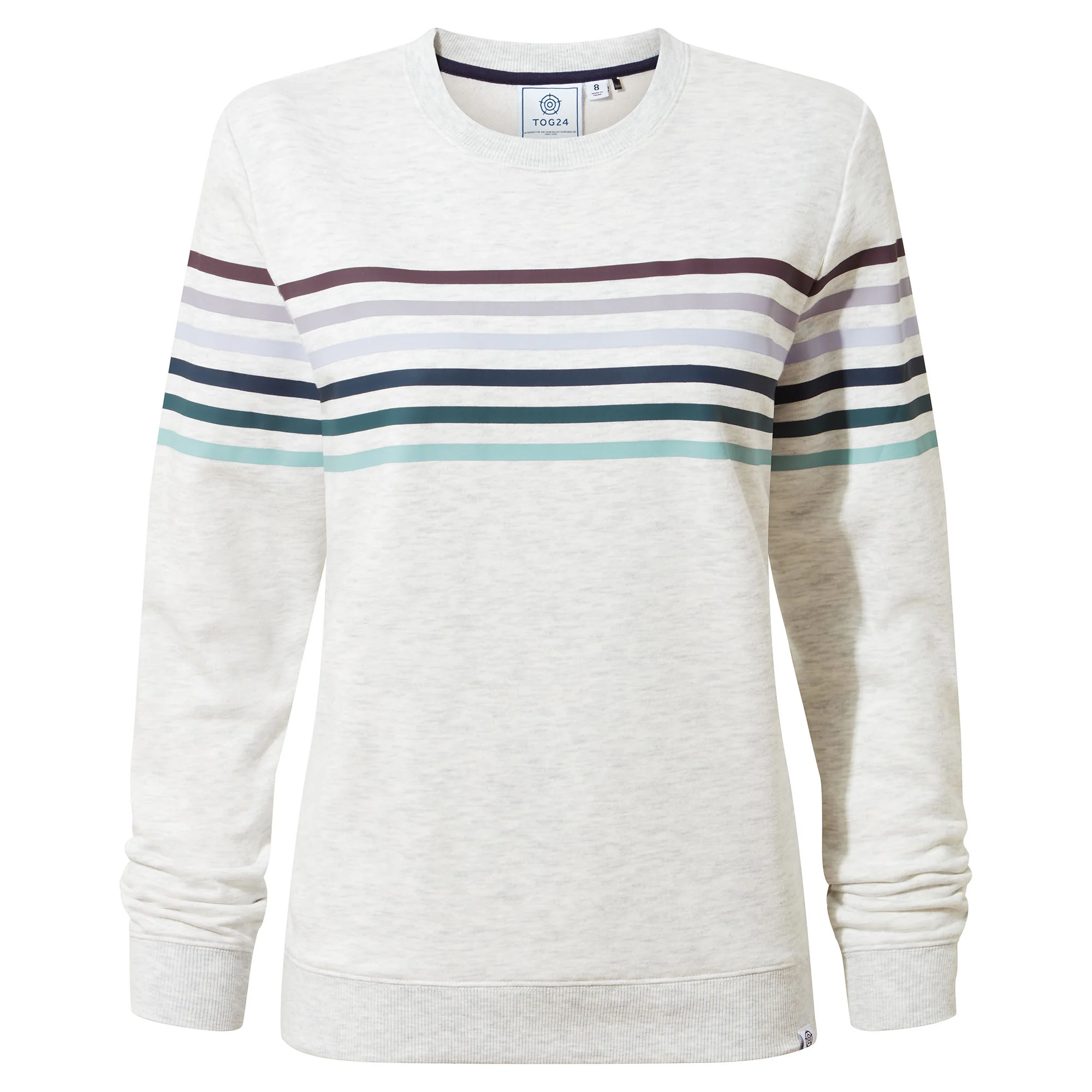 Bayman Womens Supersoft Sweat - Ice Grey Marl - Image 7