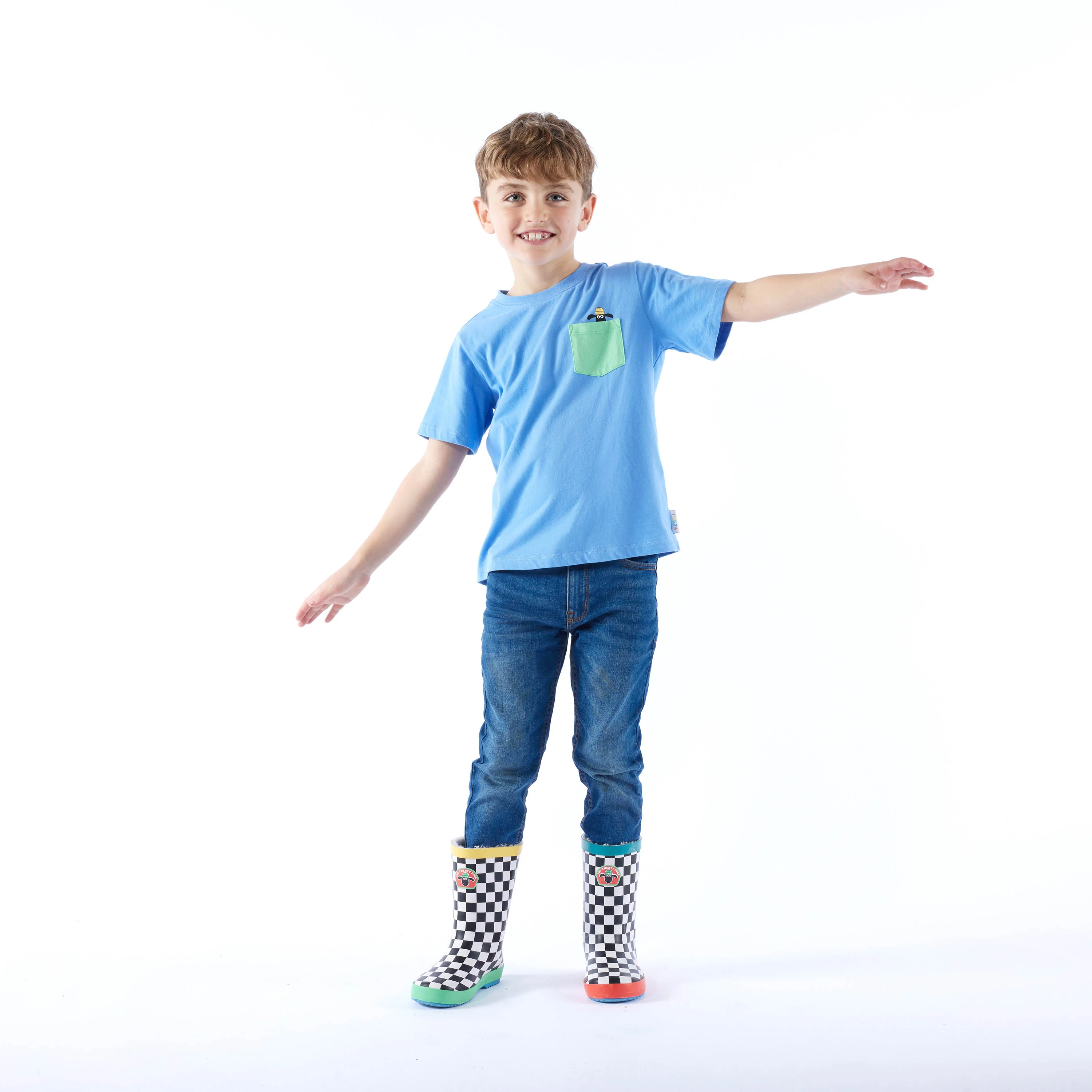 Beltex Kids Shaun the Sheep T-Shirt - Blueberry - Image 3