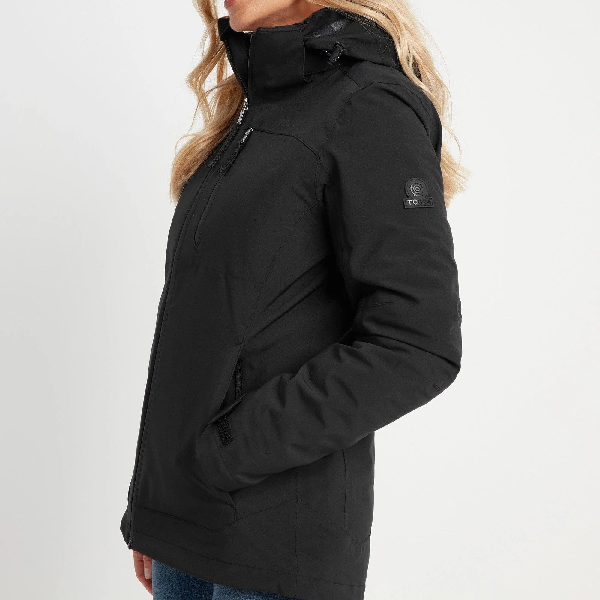 Beverley Womens 3-in-1 Waterproof Jacket - Black - Image 6