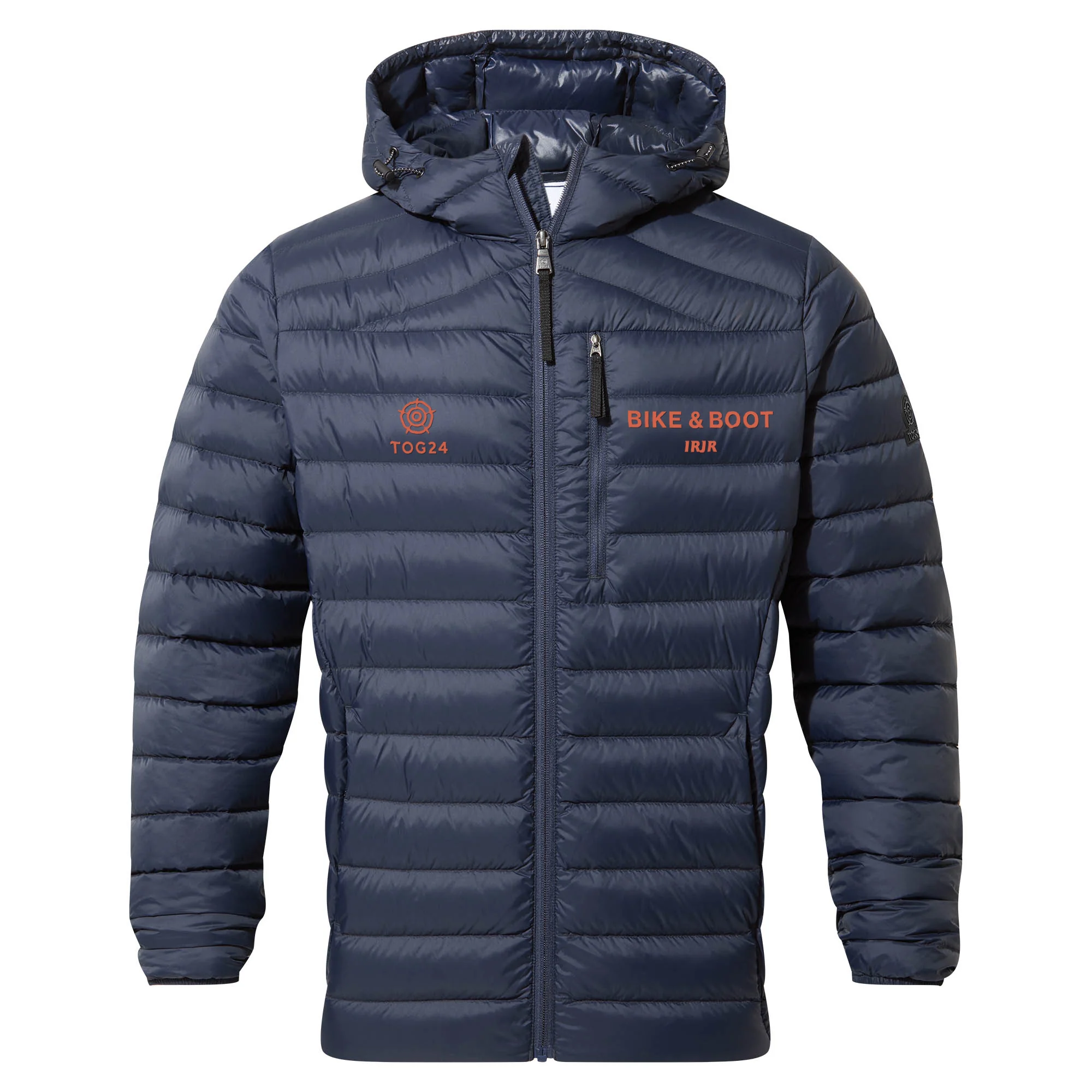 Bike & Boot Mens - North Hooded Jacket Dark Indigo