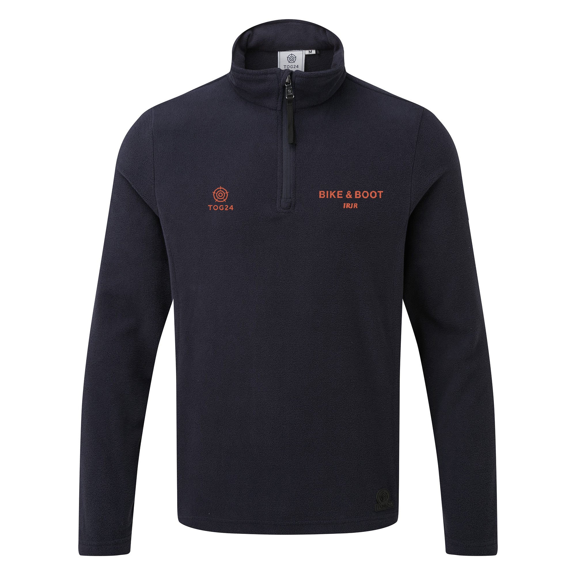 Bike & Boot Mens - Treeton Fleece Zipneck Navy
