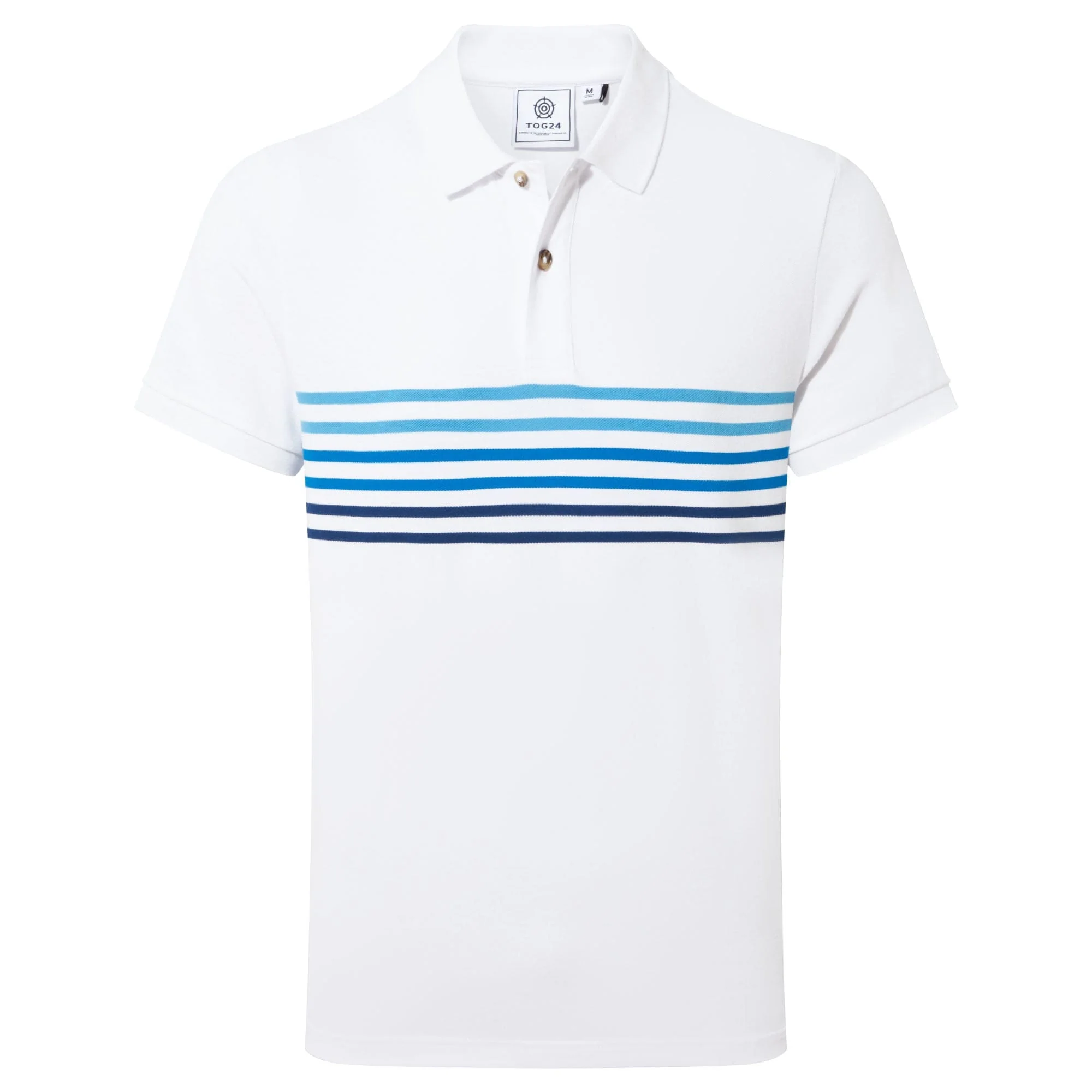 Bolton Mens Polo Shirt - Optic White - Image 5