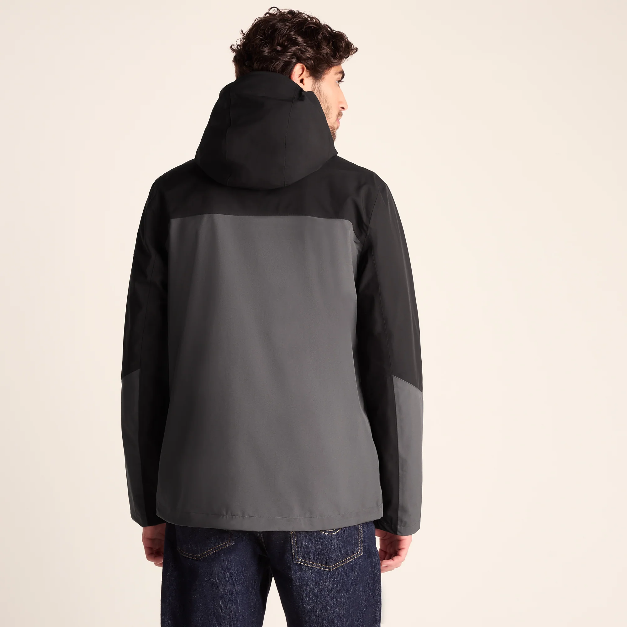 Bowston Mens Performance Waterproof Jacket - Black - Image 6