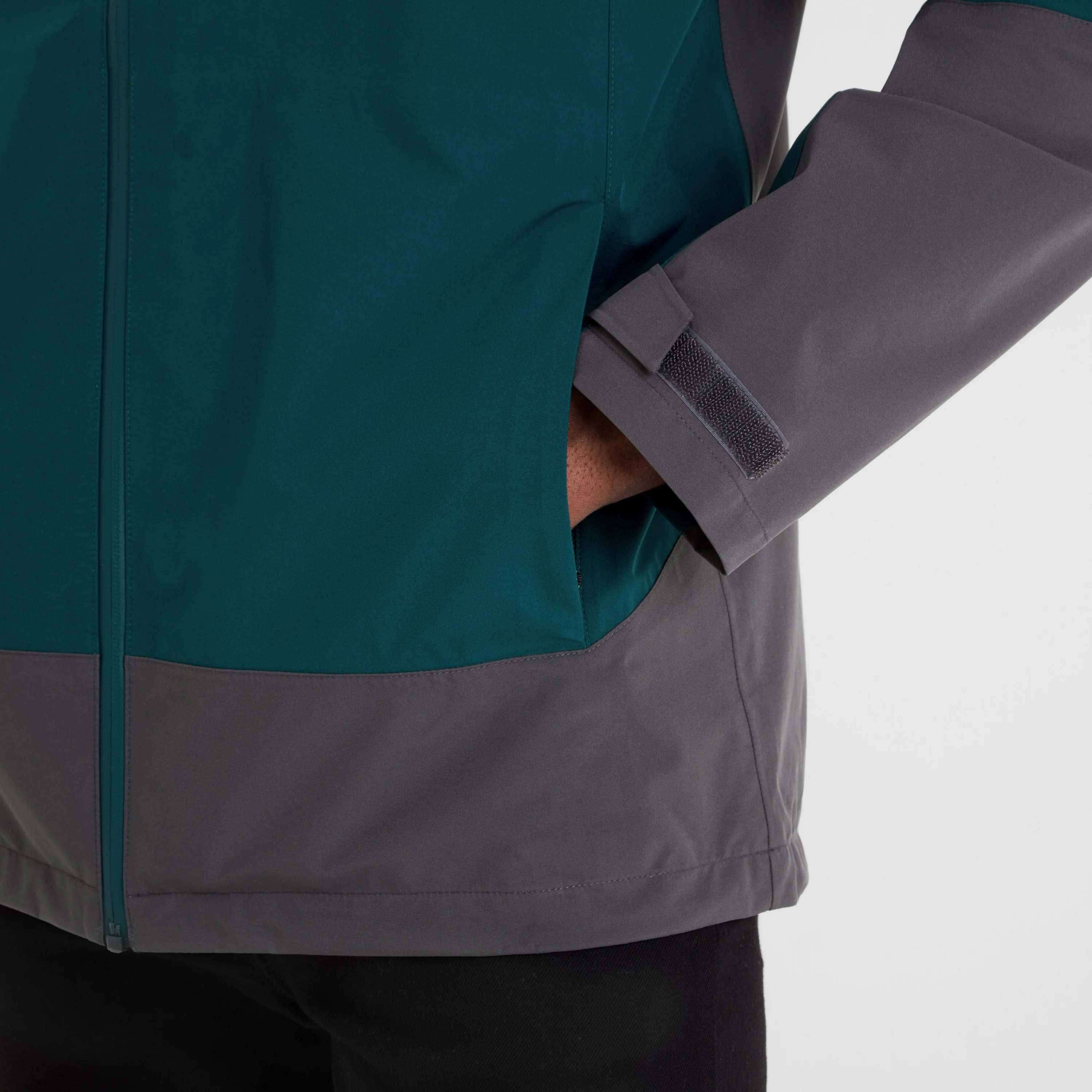 Bowston Mens Performance Waterproof Jacket - Petrol Green - Image 8