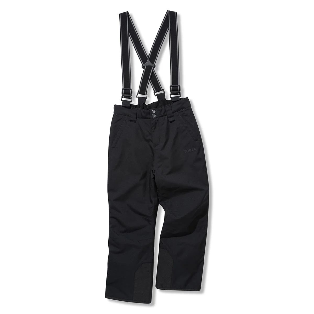 Brent Kids Waterproof Insulated Ski Pants - Black - Image 5