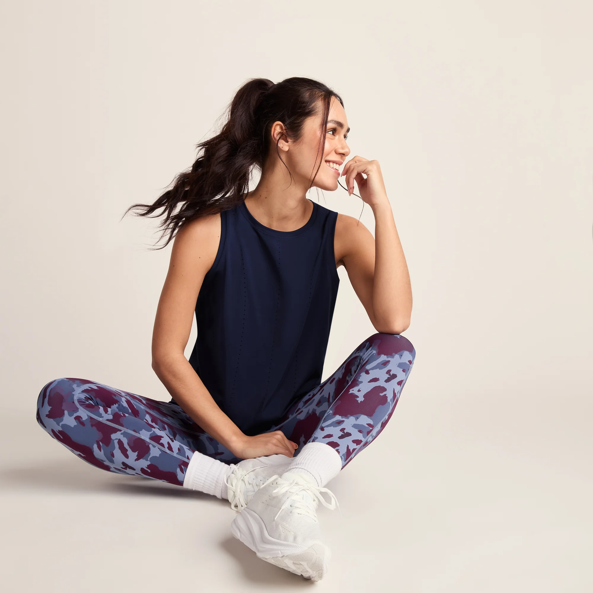 Brielle Womens Performance T-Shirt - Oxford Blue - Image 4