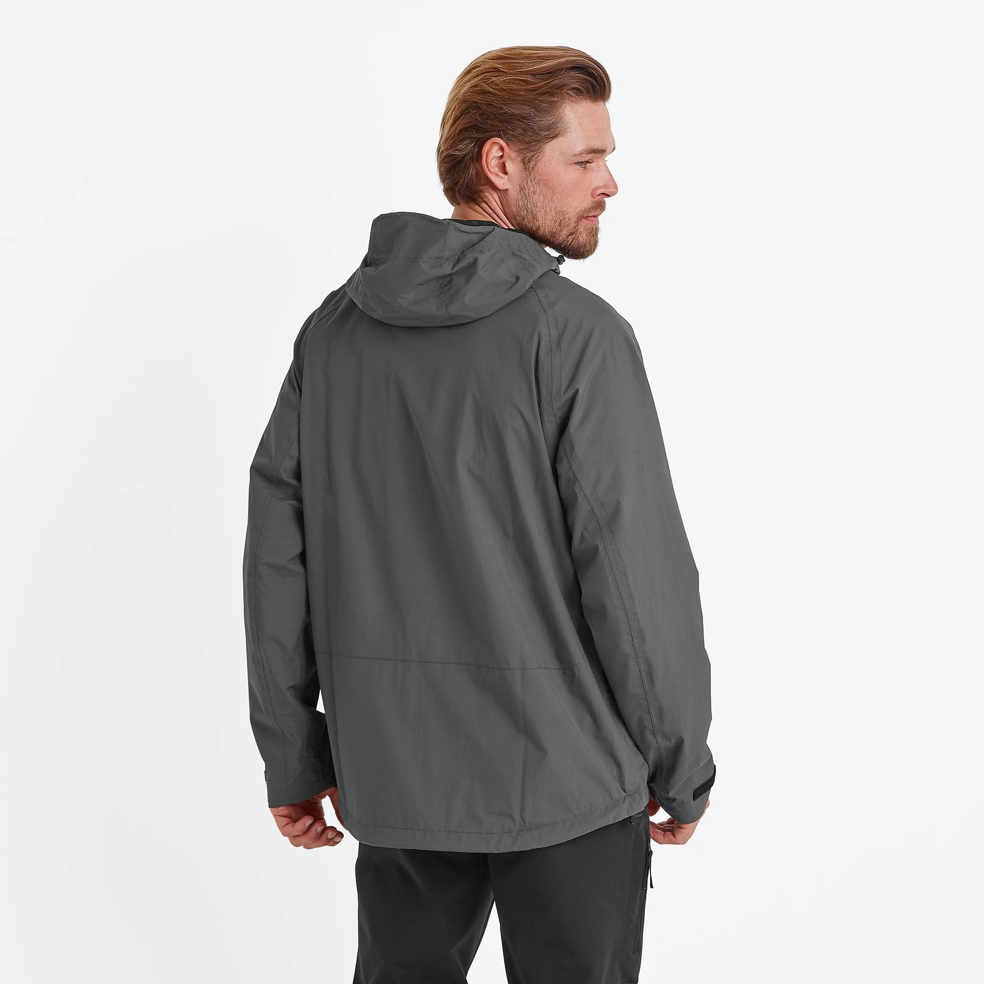 Brigsteer Mens Waterproof Jacket - Soot Grey - Image 3