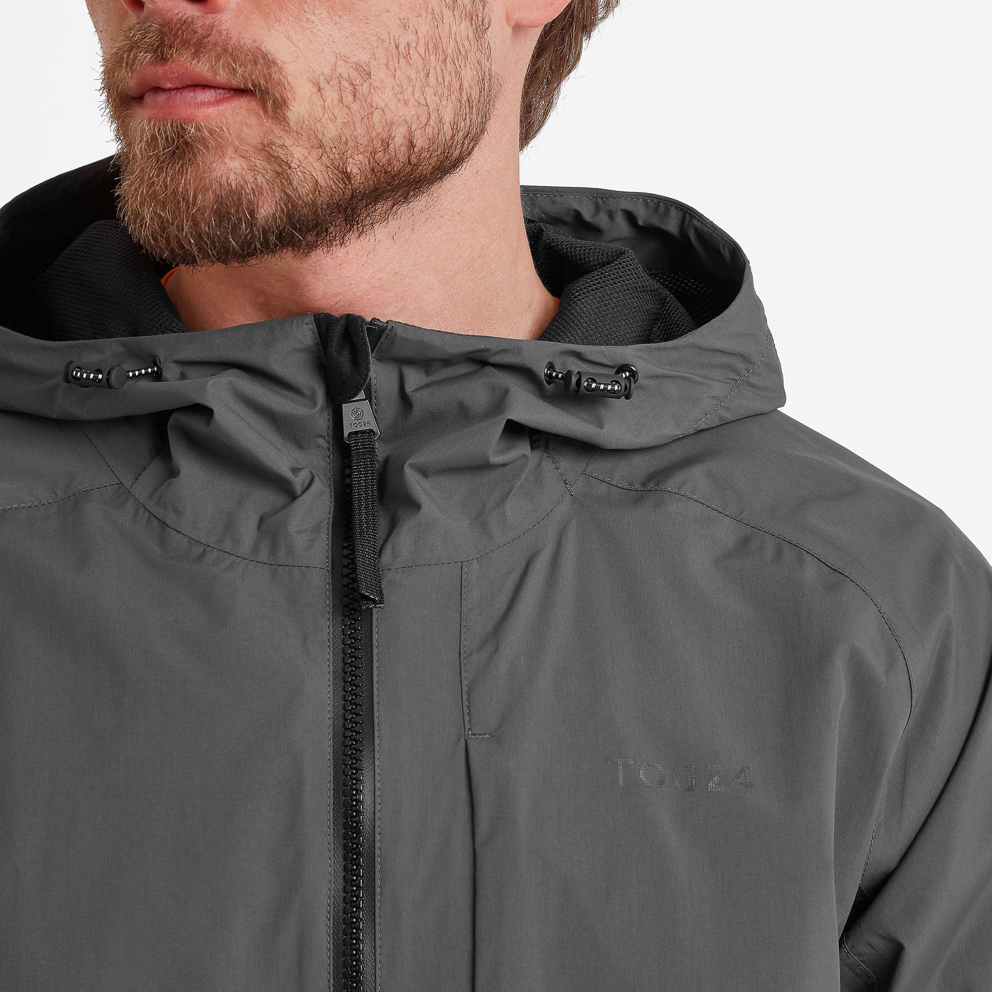 Brigsteer Mens Waterproof Jacket - Soot Grey - Image 6