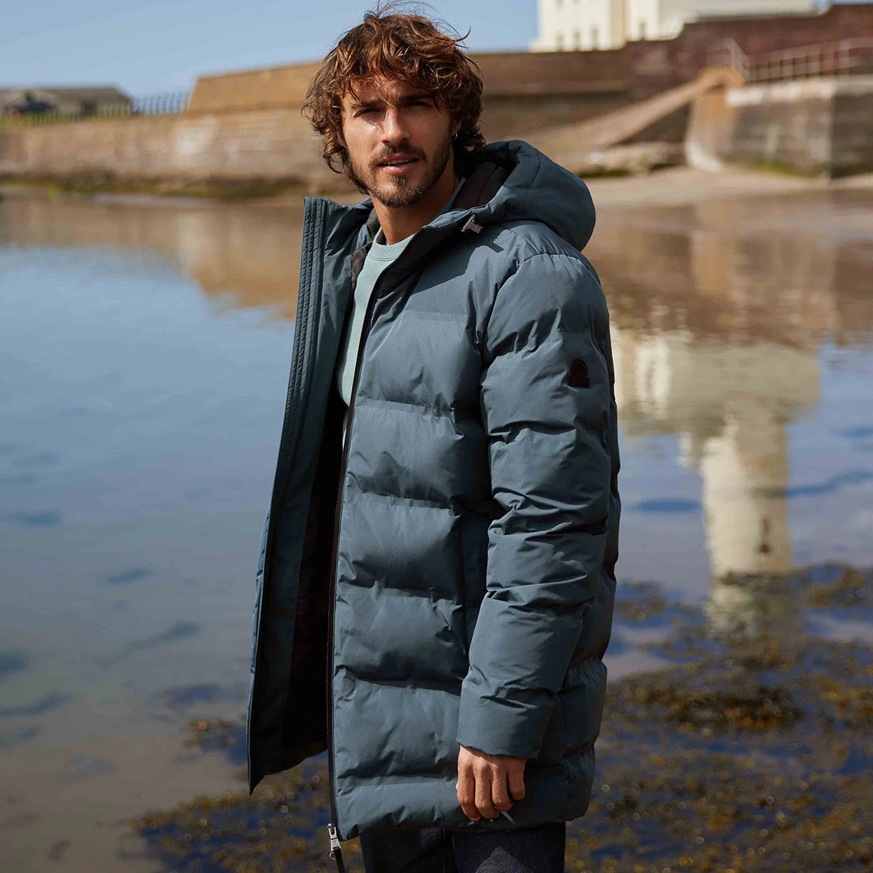 Brinkley Mens Parka - Graphite - Image 8