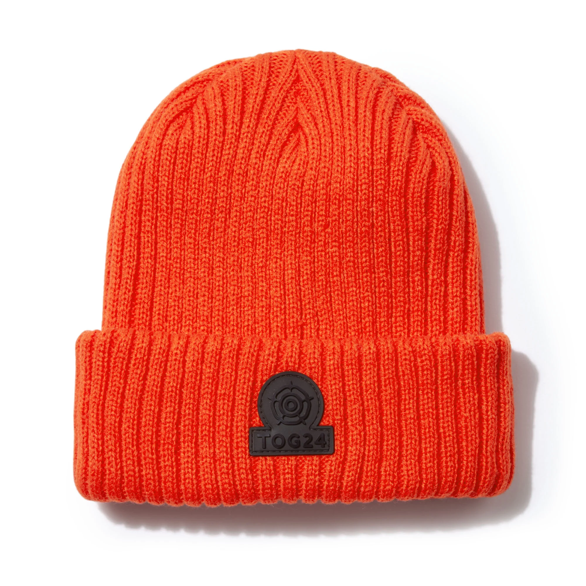 Burke Knit Hat - Fiery Orange - Image 3