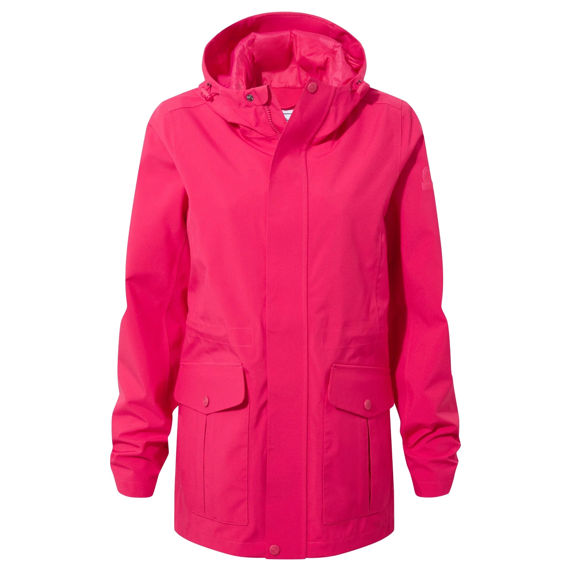 Burradon Womens Waterproof Jacket - Magenta Pink - Image 8