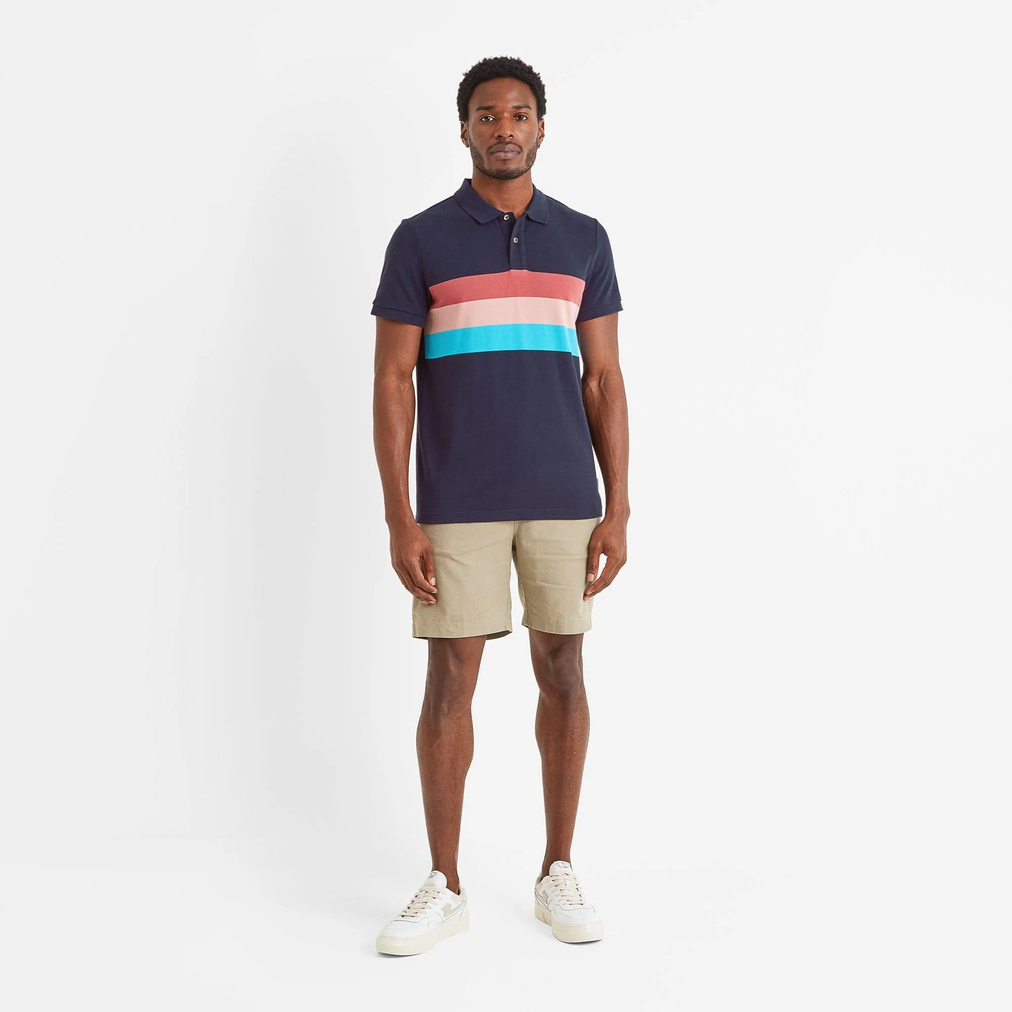 Butley Mens 100% Cotton Polo Shirt - Dark Indigo - Image 2