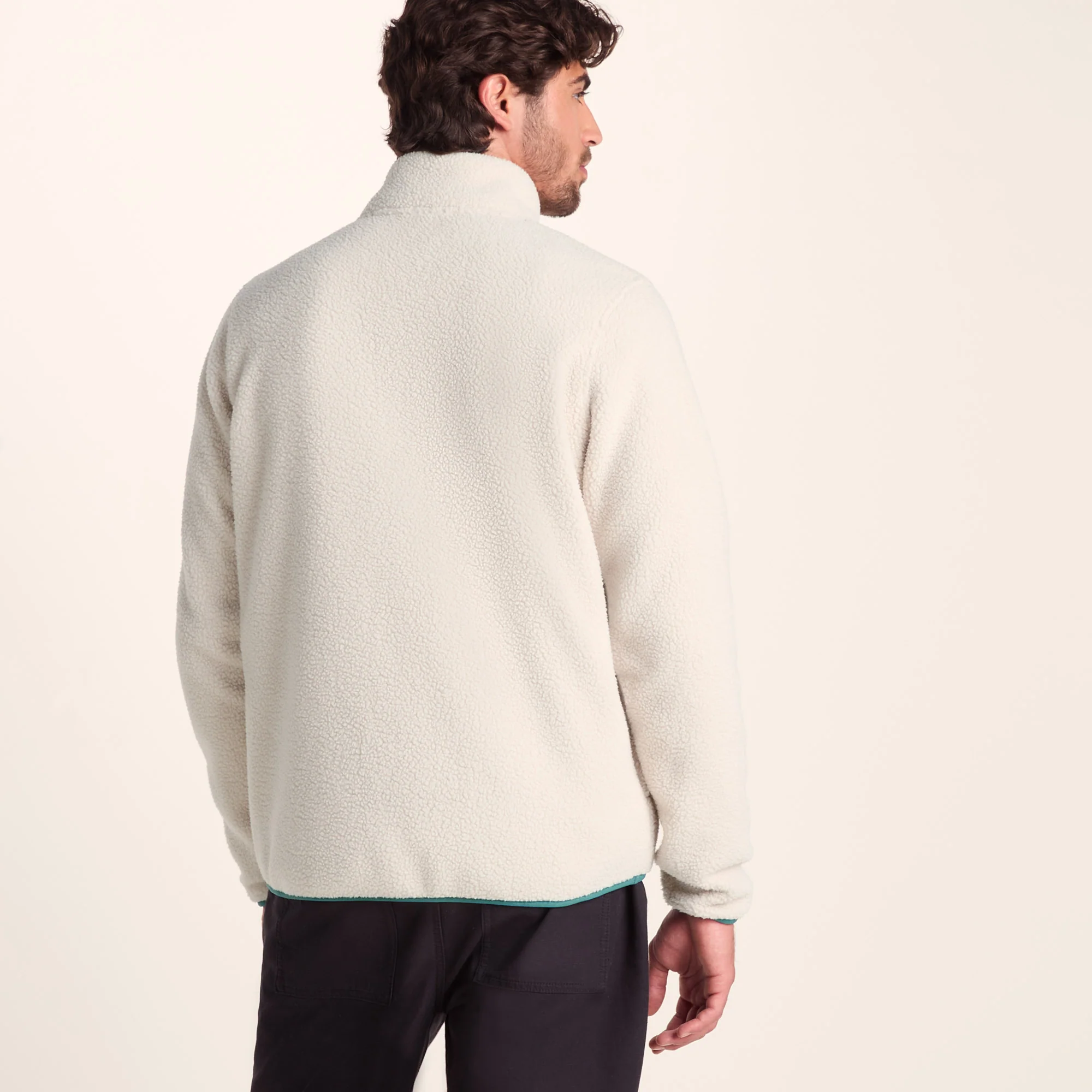 Cameron Mens Sherpa Fleece - Warm Cloud - Image 6