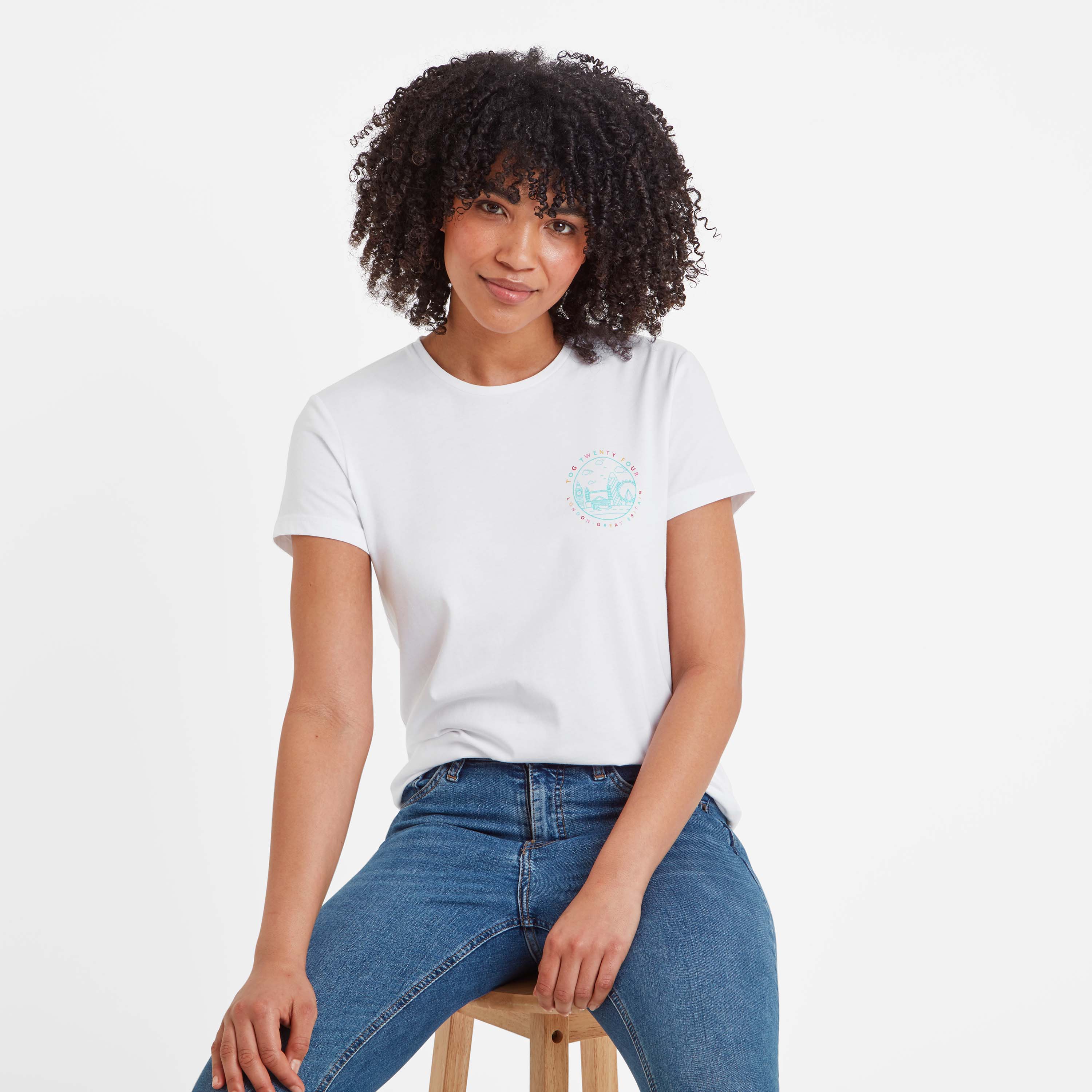 Capital Womens T-Shirt - Optic White - Image 4