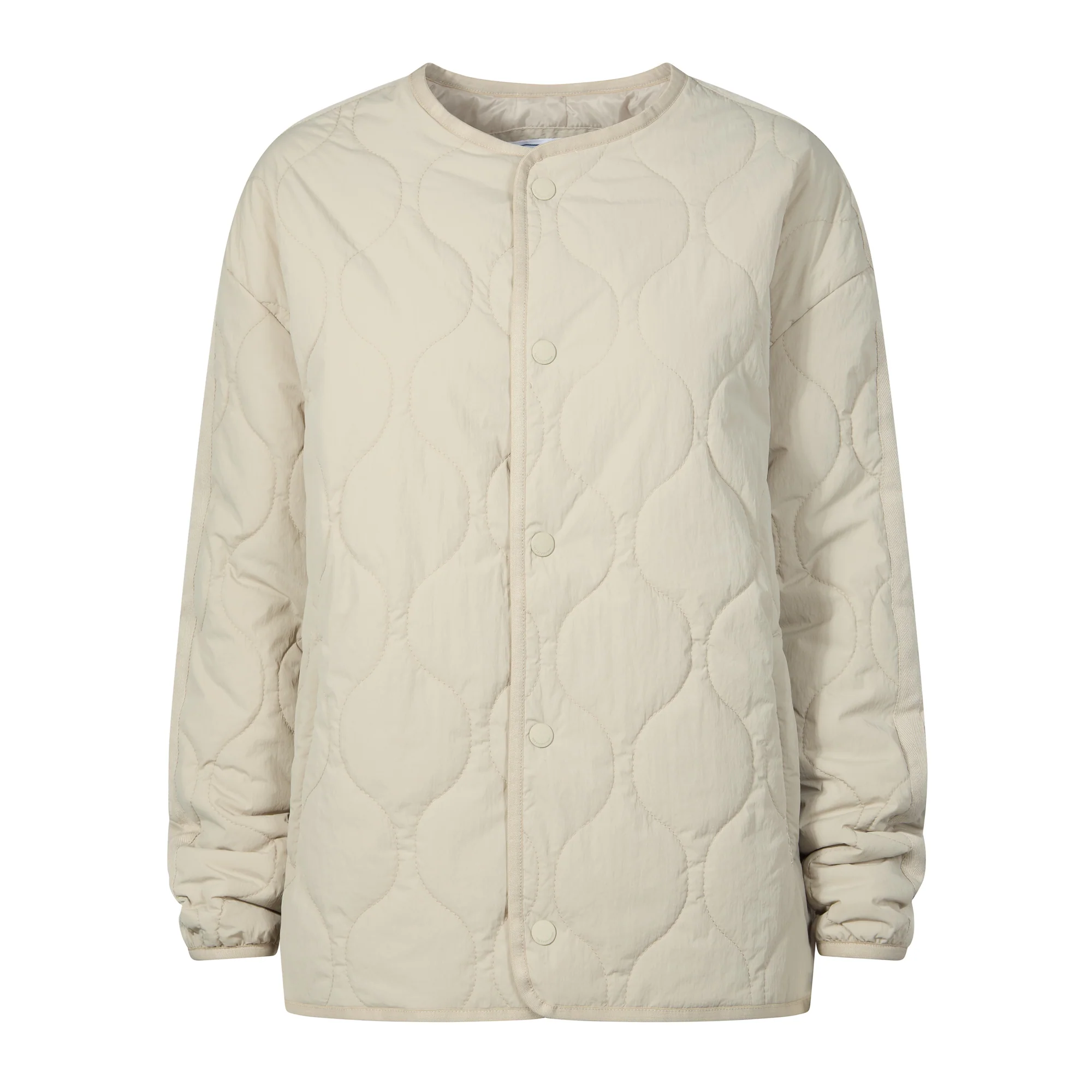 Cleadon Womens Relaxed Fit Shower Resistant Lightweight Insulated Jacket - Cool Beige - Image 8