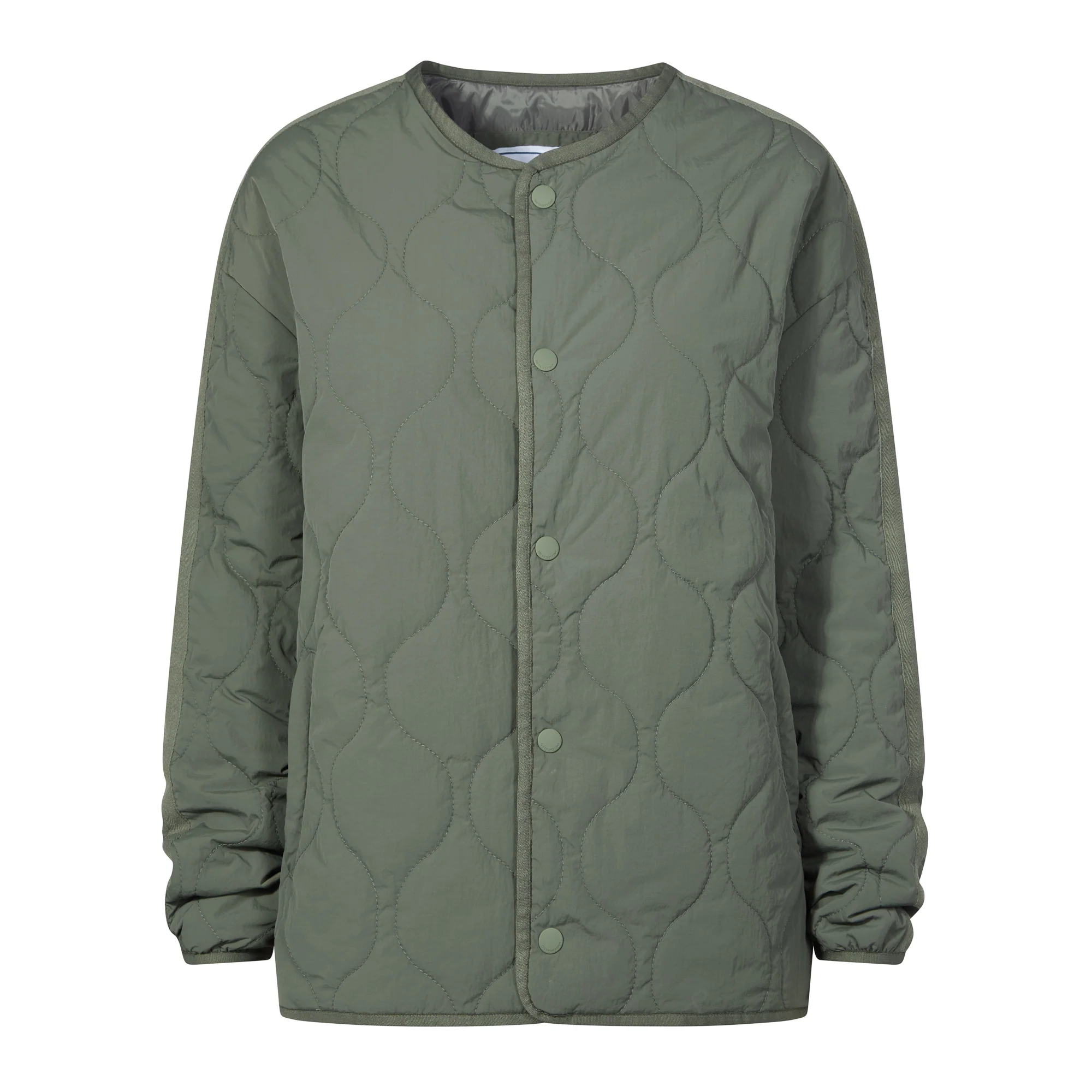 Cleadon Womens Relaxed Fit Shower Resistant Lightweight Insulated Jacket - Pale Khaki - Image 7