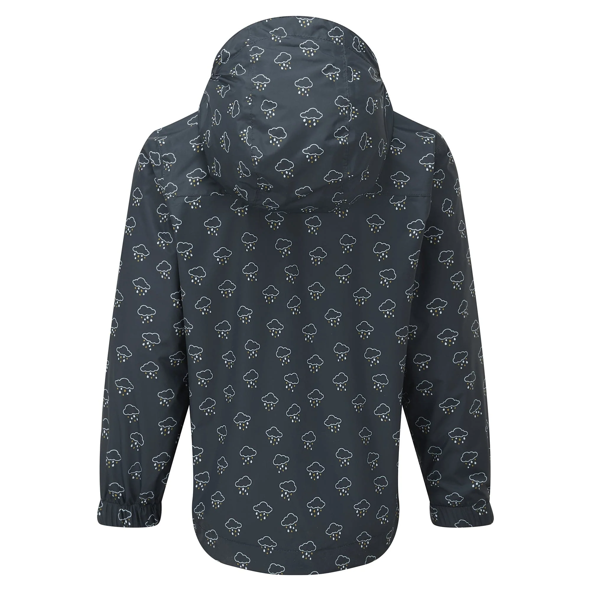 Copley Kids Waterproof Jacket - Dark Indigo Cloud Print - Image 3