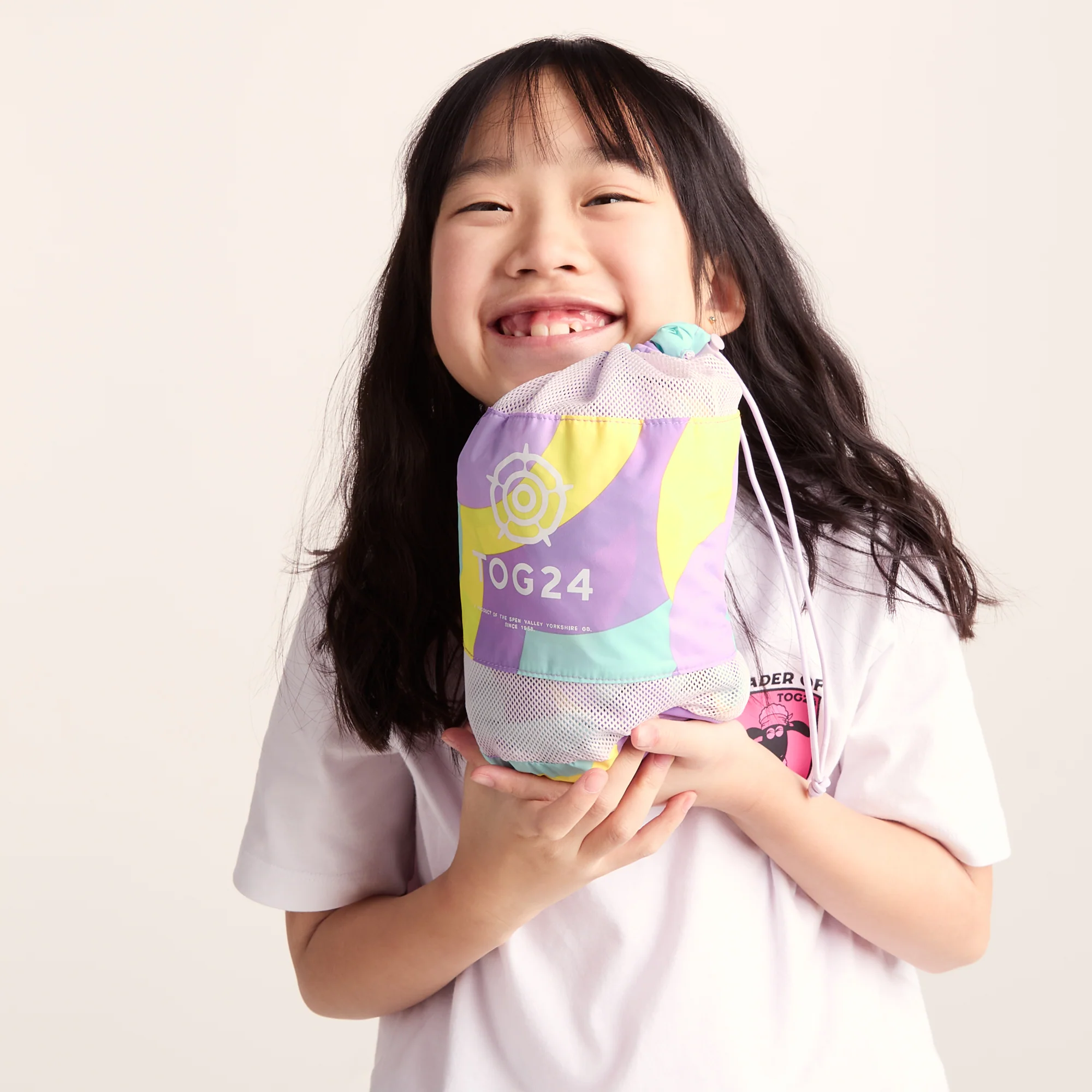 Copley Kids Waterproof Jacket - Lilac Cloud Print - Image 7