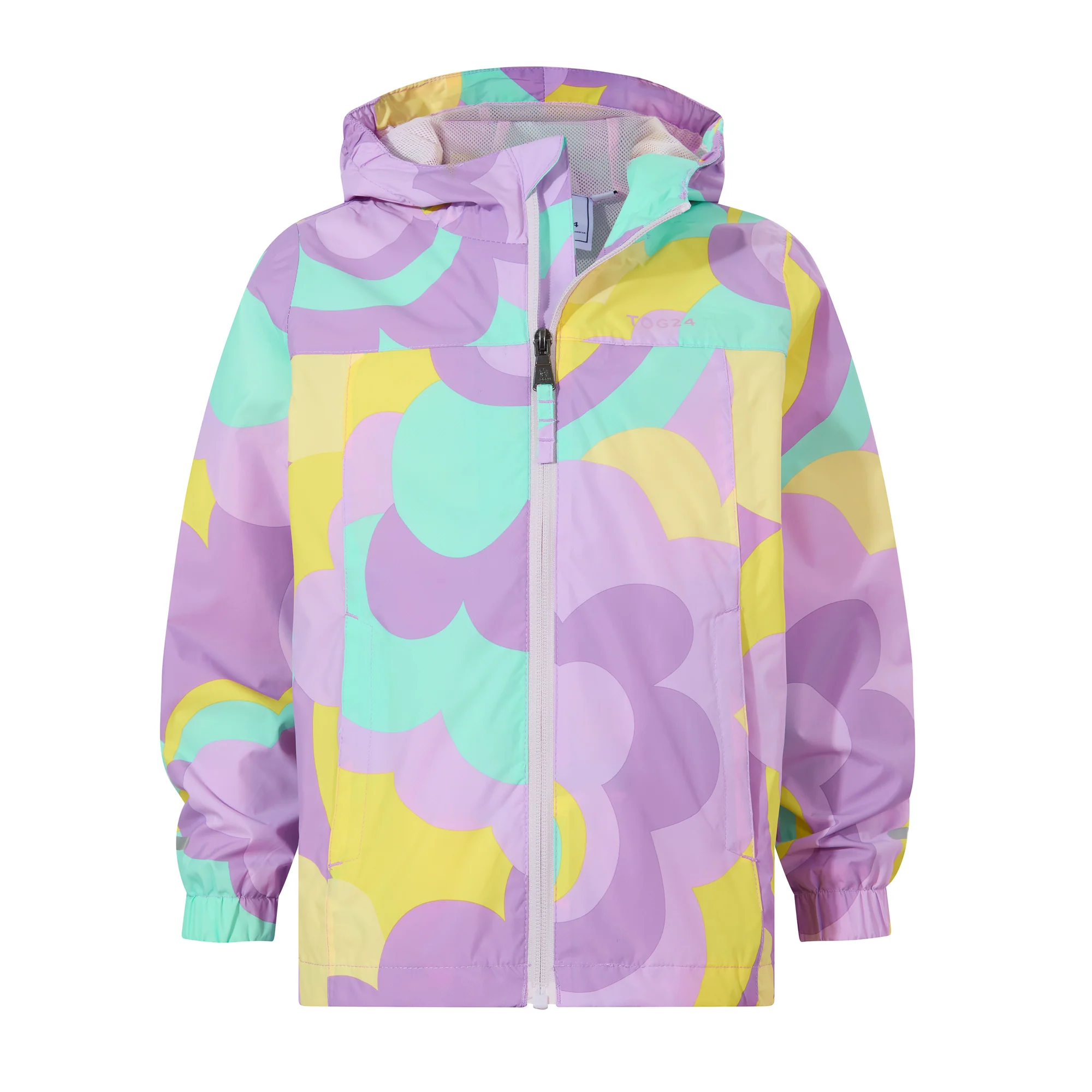 Copley Kids Waterproof Jacket - Lilac Cloud Print - Image 9